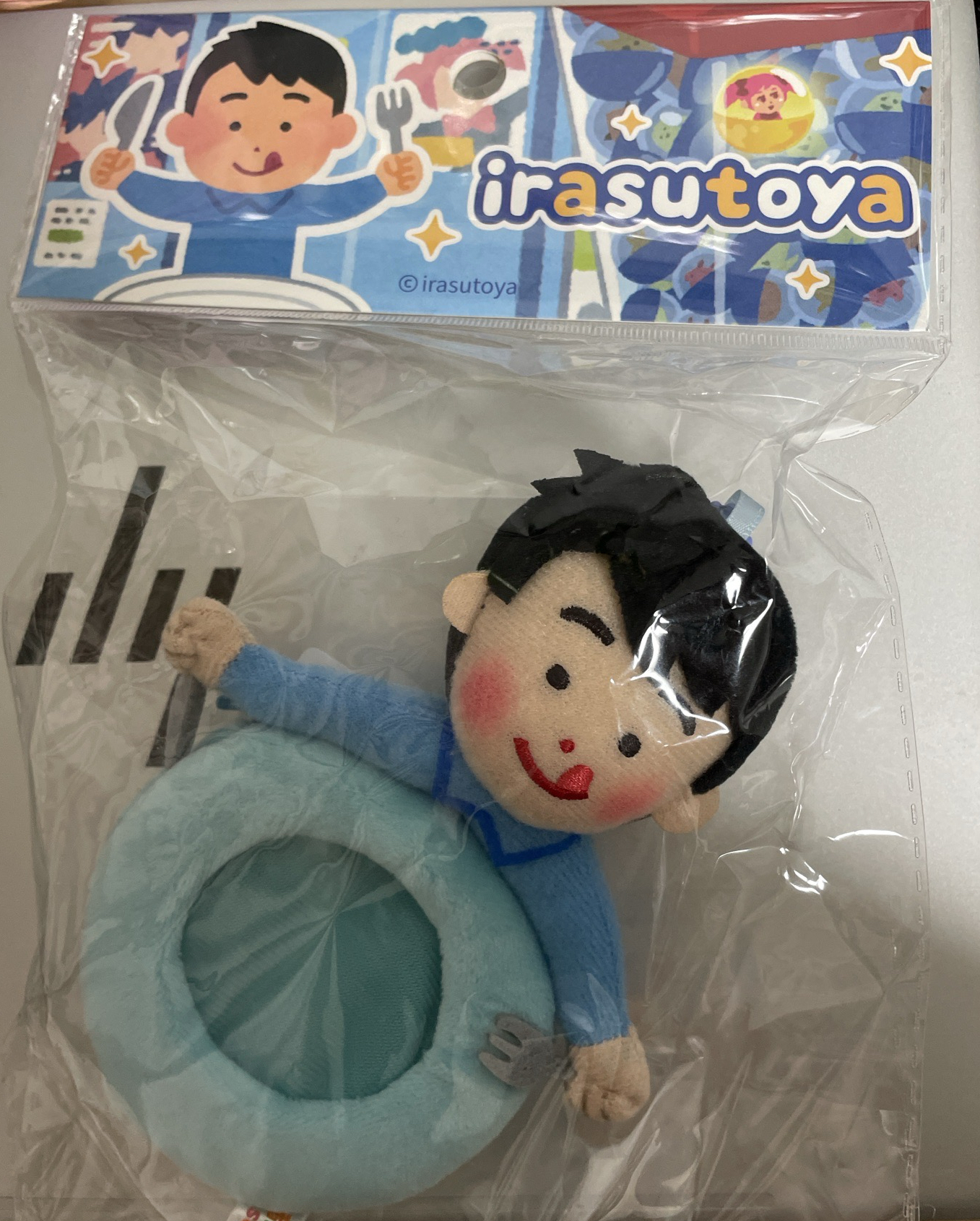 插畫小人徽章套掛件