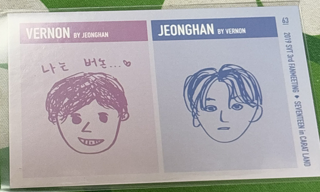 淨漢 Vernon 瀚率 克拉島隨機小卡*1 卡背的畫像非常勾錐 來自兩位靈魂畫手的曠世巨作👍