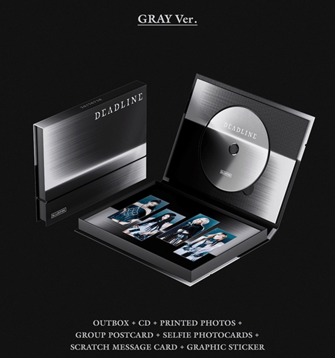 BLACKPINK DEADLINE GRAY 全新未拆