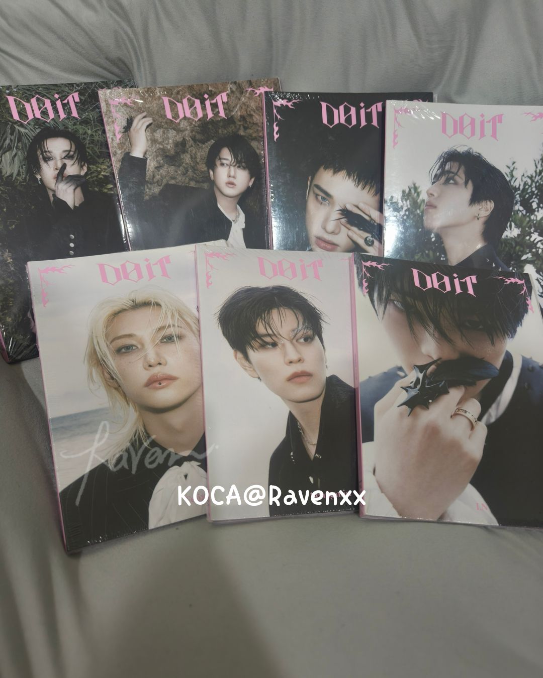 9張小卡；送do it單封空專 可選成員（沒有旻 ）