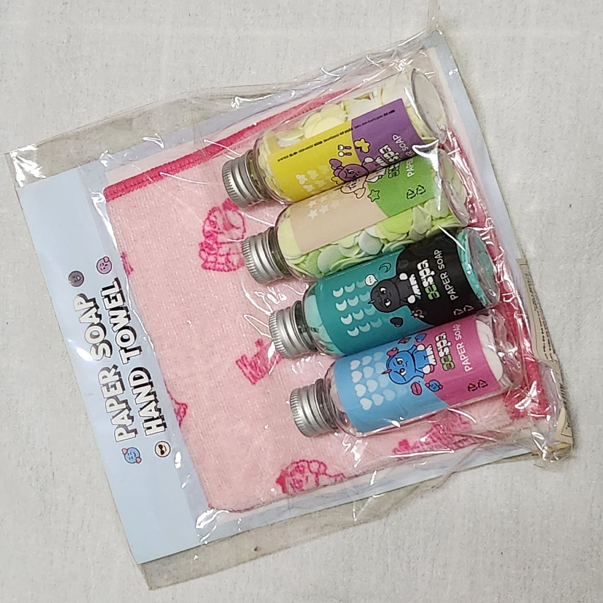 potd擦手巾+洗手皂組