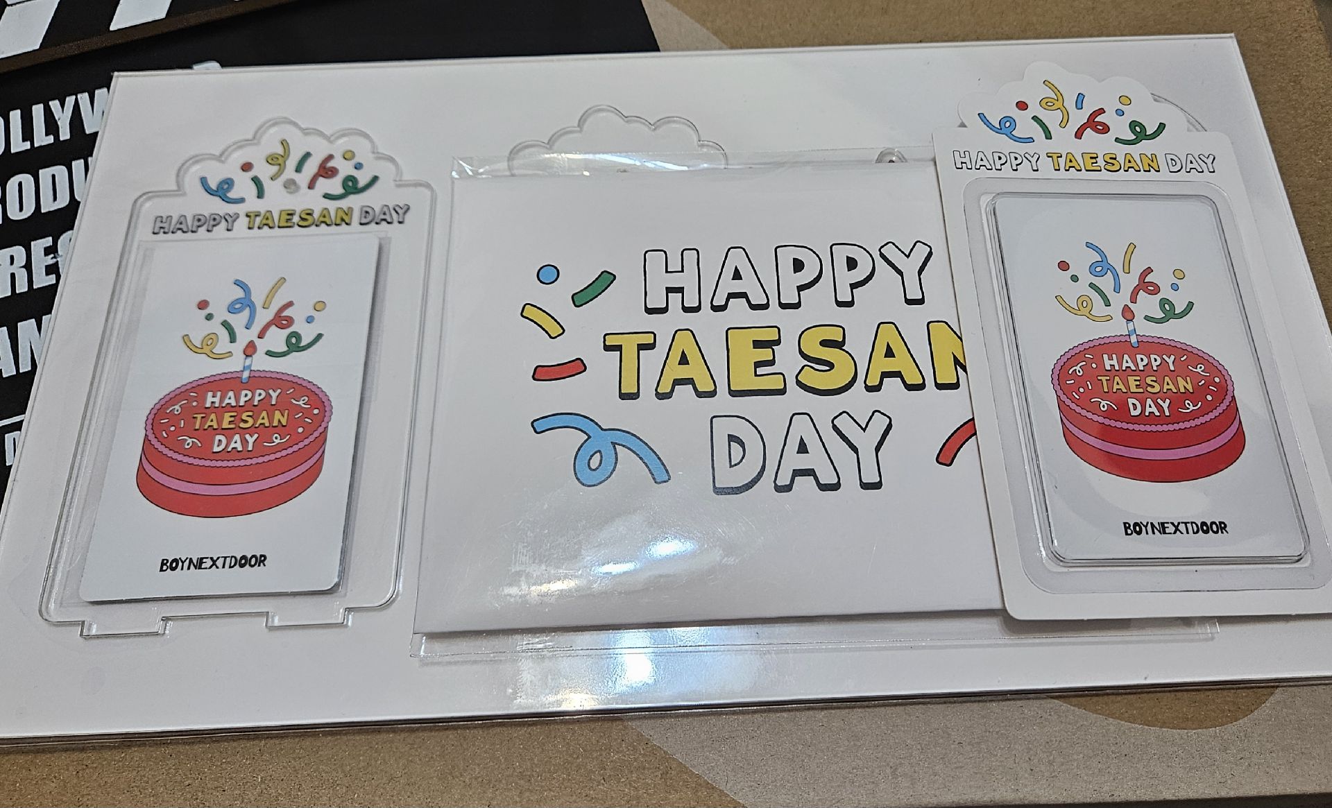 24全新泰山生日組:立牌+小卡組+明信片組