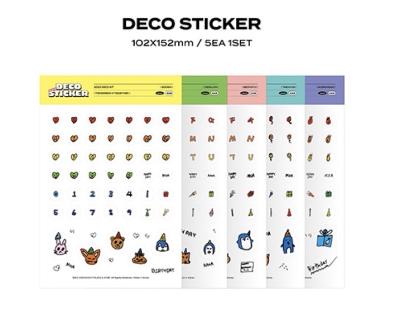 TXT 23 DECO KIT 貼紙