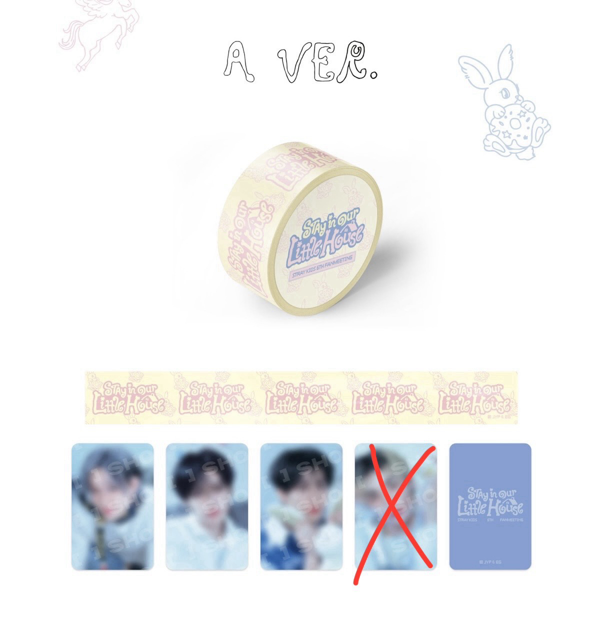 ［預購］六期飯咪 A版 膠帶組（無辰）