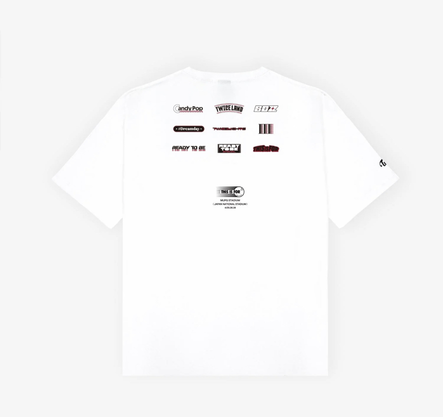 TWICE 新國立 白色短袖