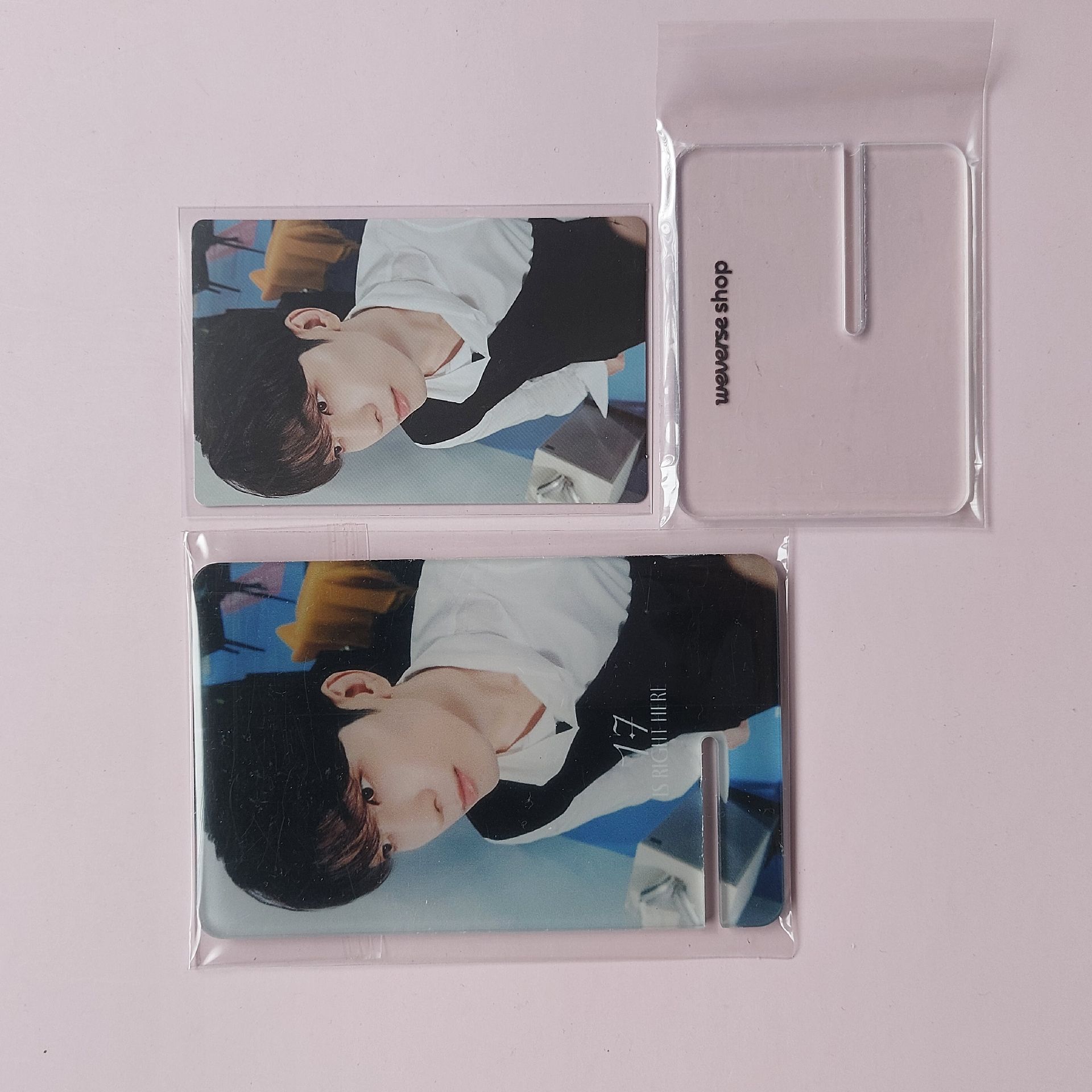 圓佑 SEVENTEEN 精選輯 小卡 手機支架