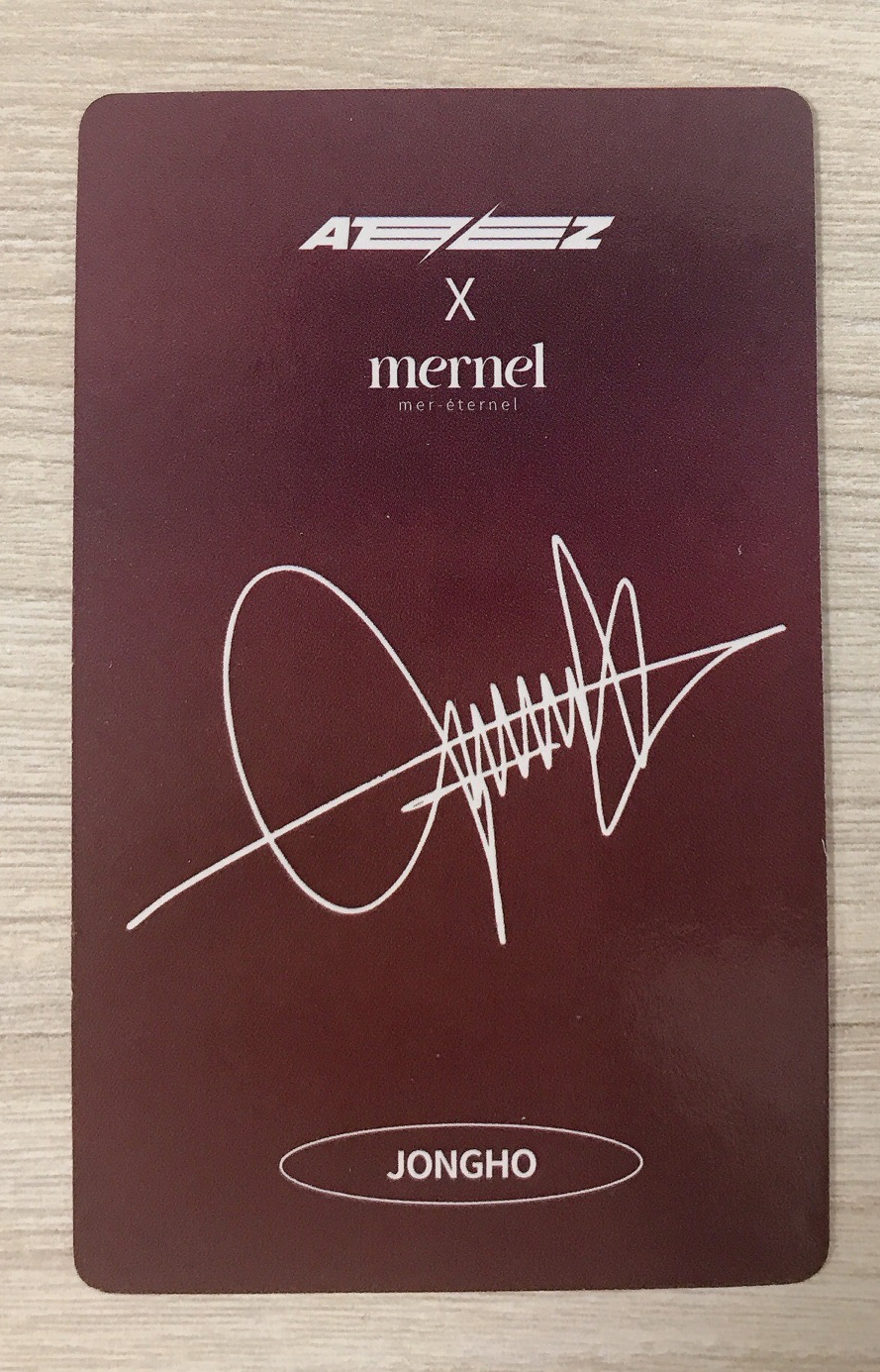 崔鍾浩 MERNEL 代言卡