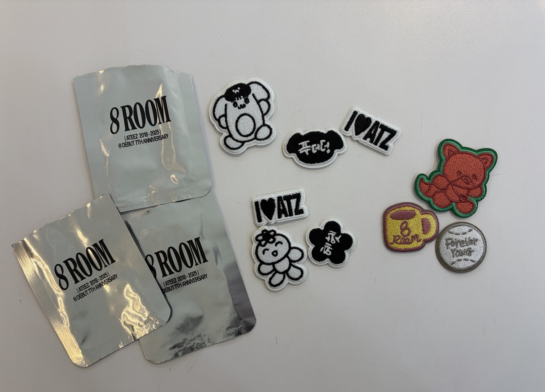 Ateez 8 room 燙布貼