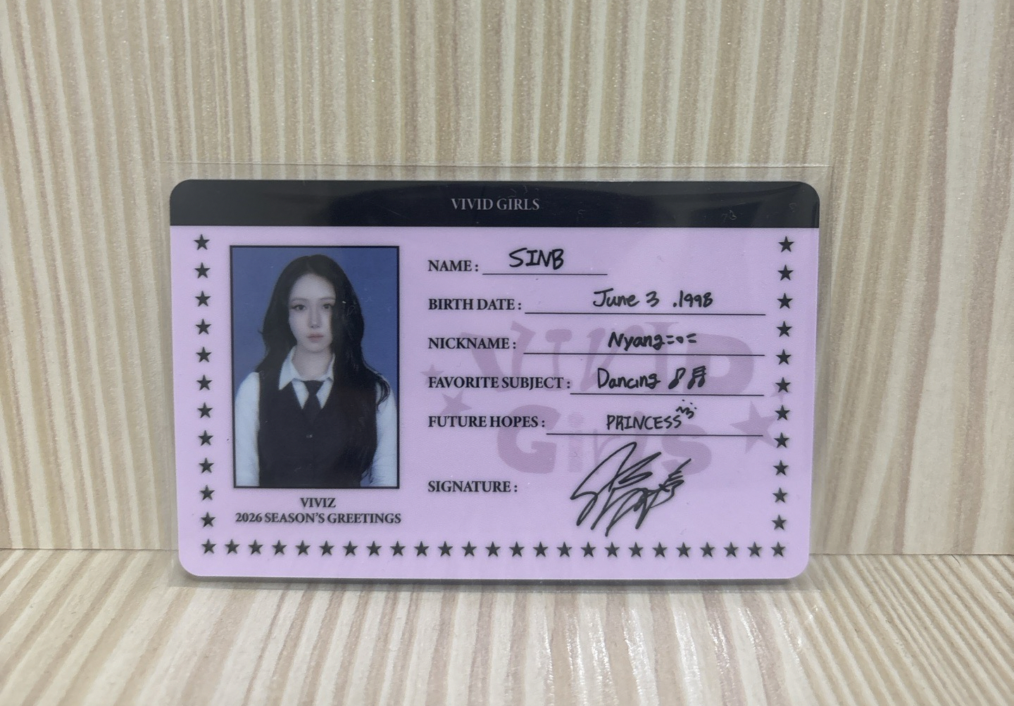 VIVIZ 2026年曆卡 SINB 