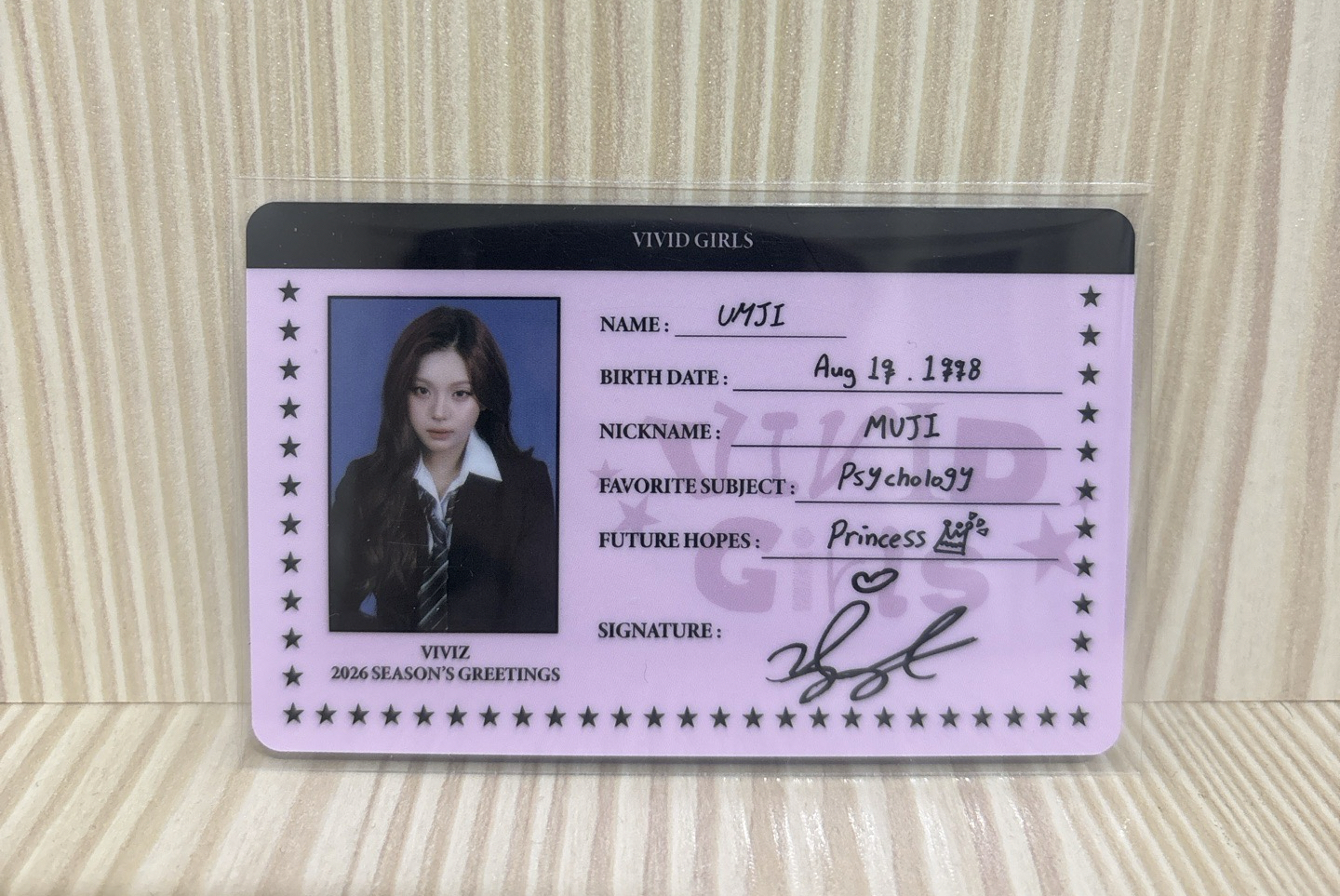 VIVIZ 2026年曆卡 UMJI