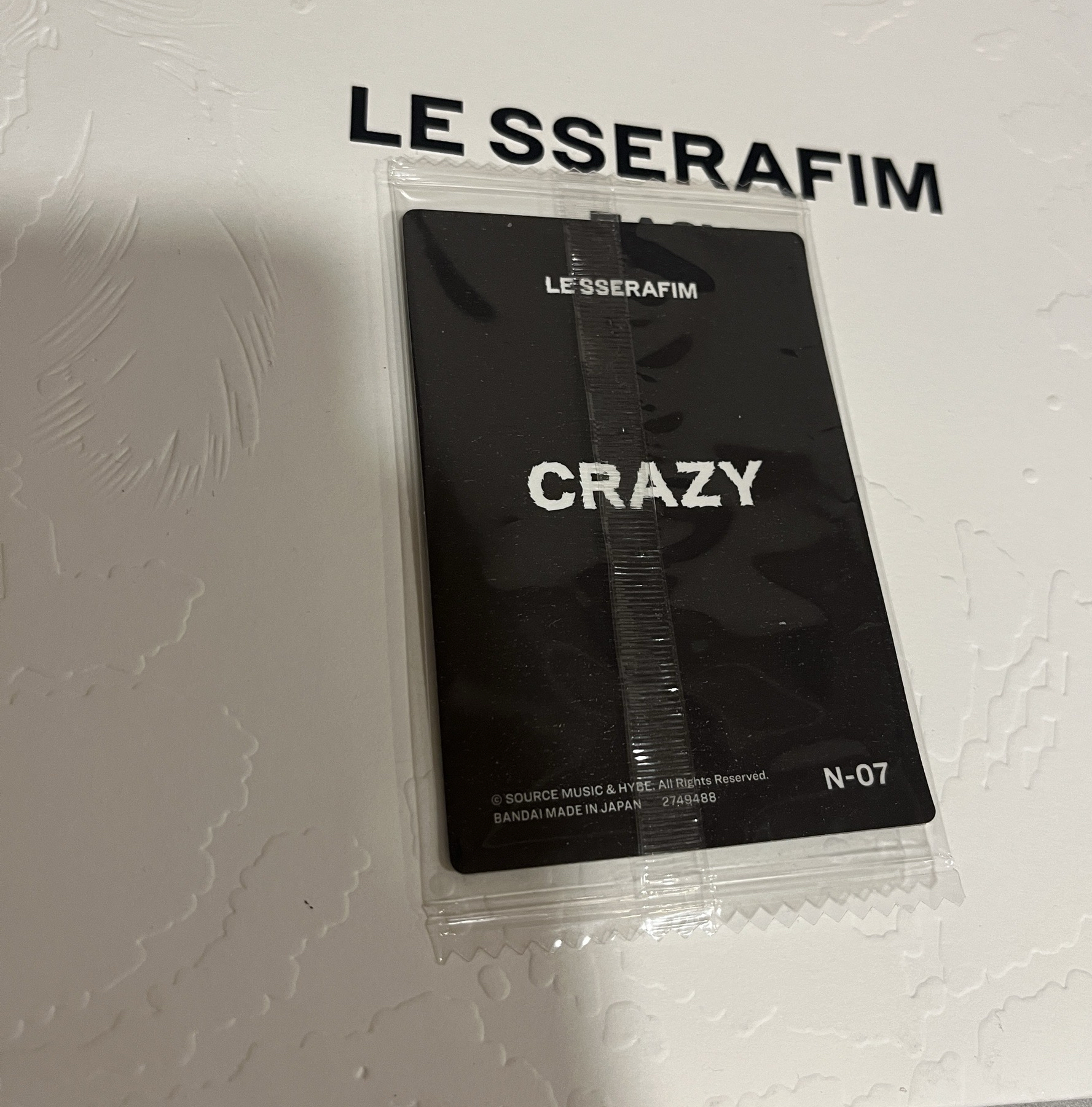 Le sserafim 貼紙小卡