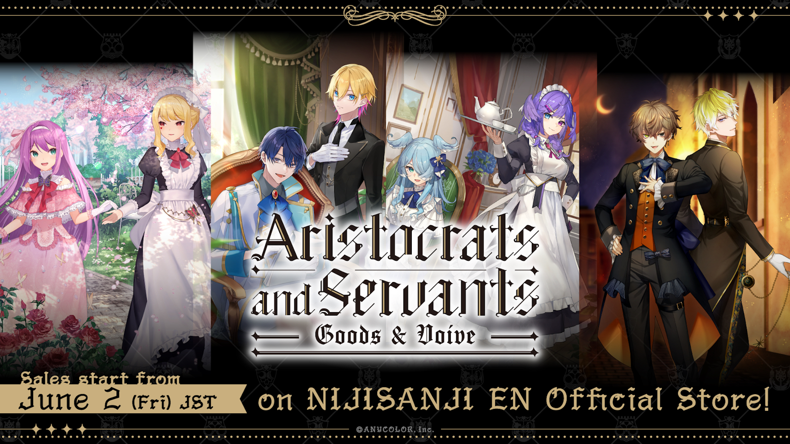 NIJISANJI Aristocrats and Servants Goods