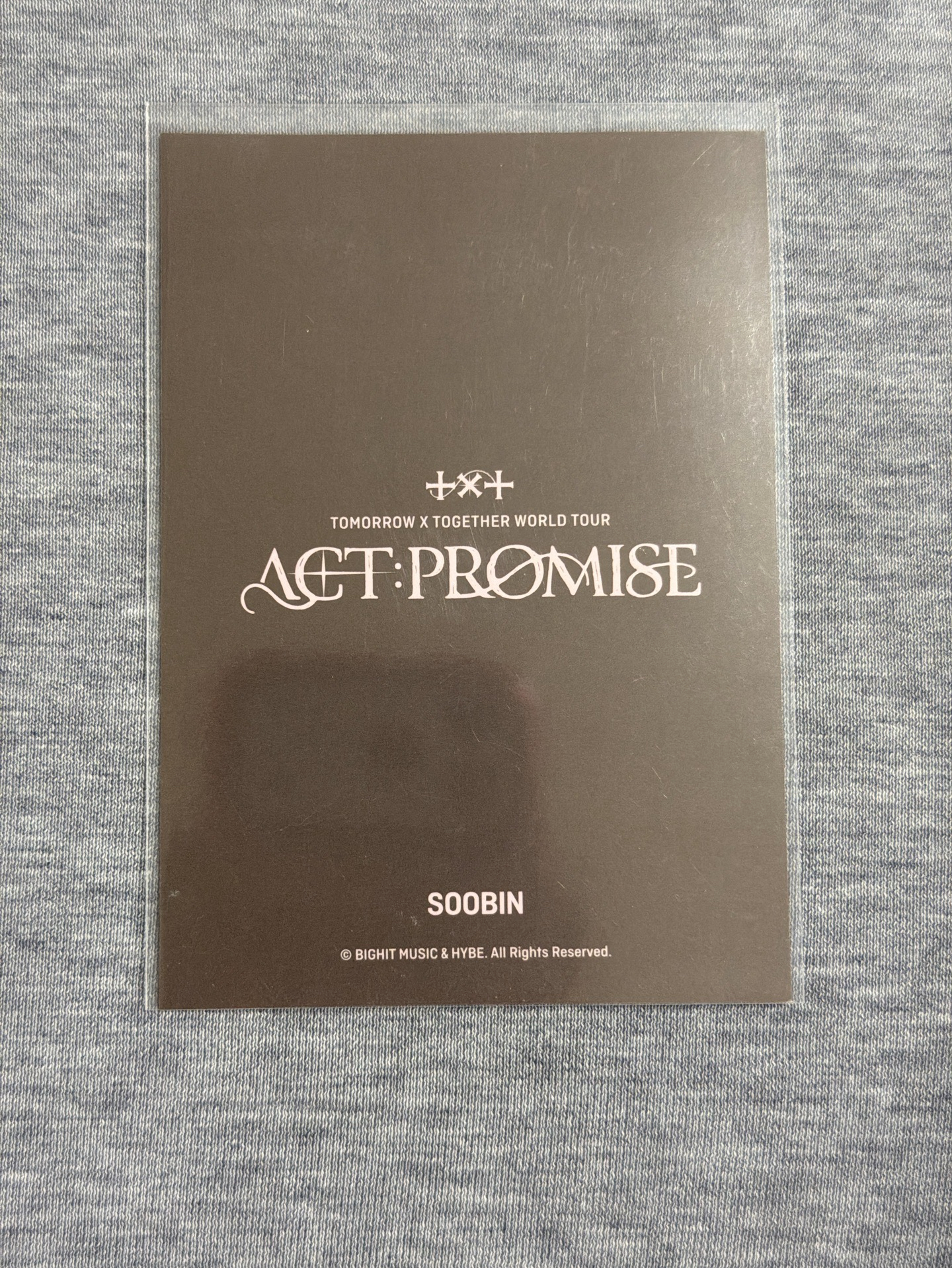 TXT 崔秀彬 ACT:PROMISE EP.2 毛衣卡