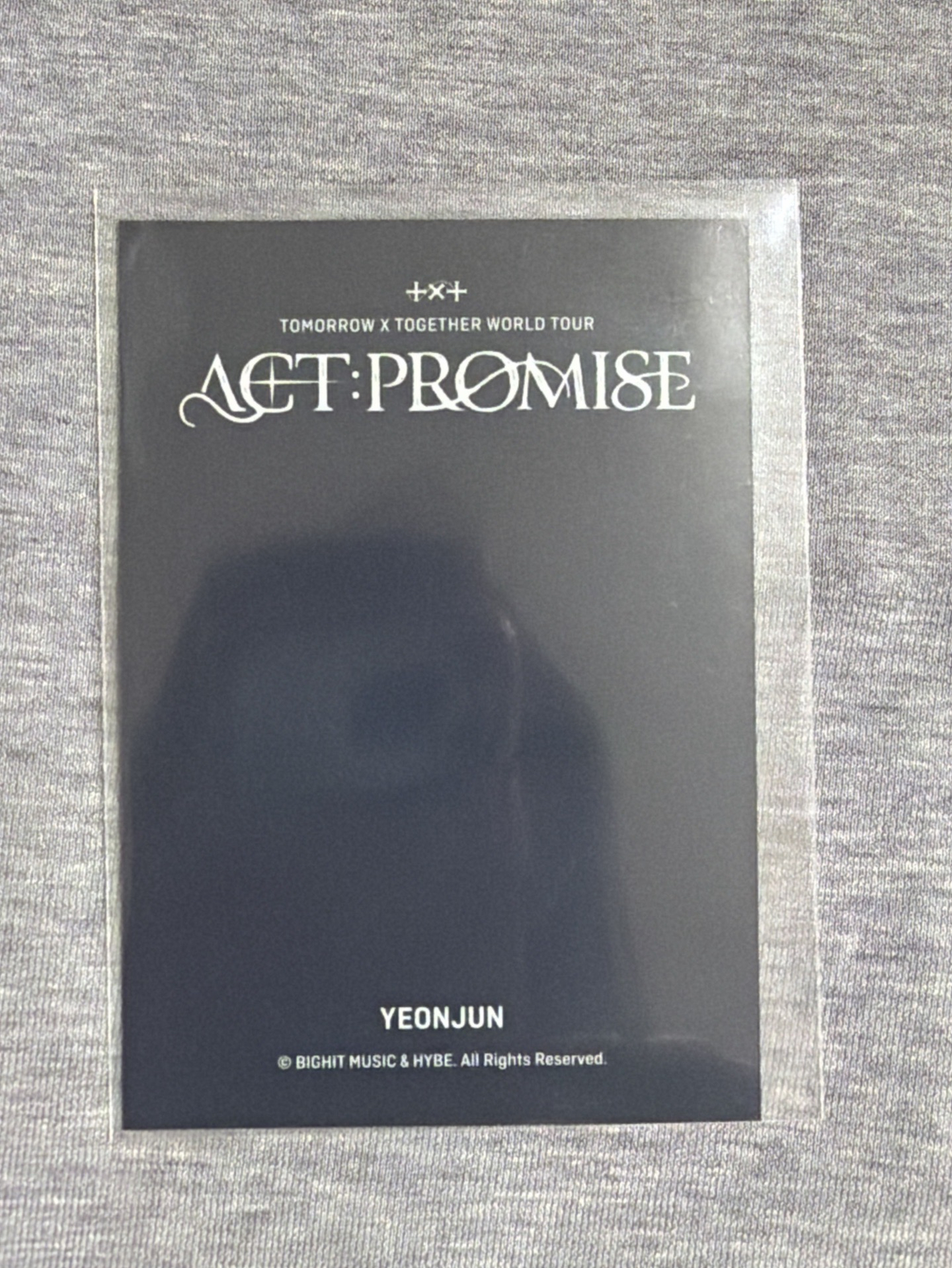 TXT 崔然竣 首爾安可場週 夾克卡 