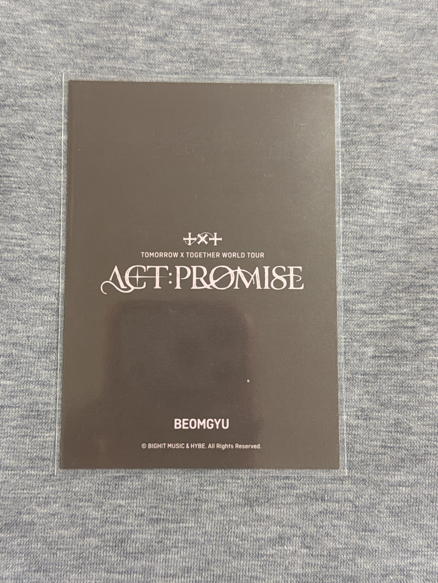 TXT 崔杋圭 ACT:PROMISE EP.2 毛衣卡