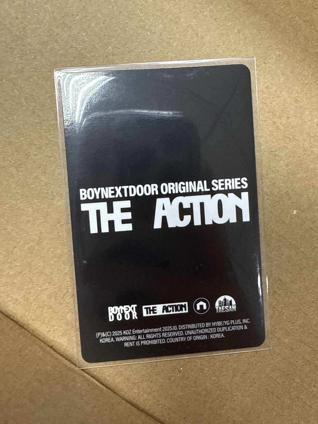 BOYNEXTDOOR TAESAN The Action 專卡