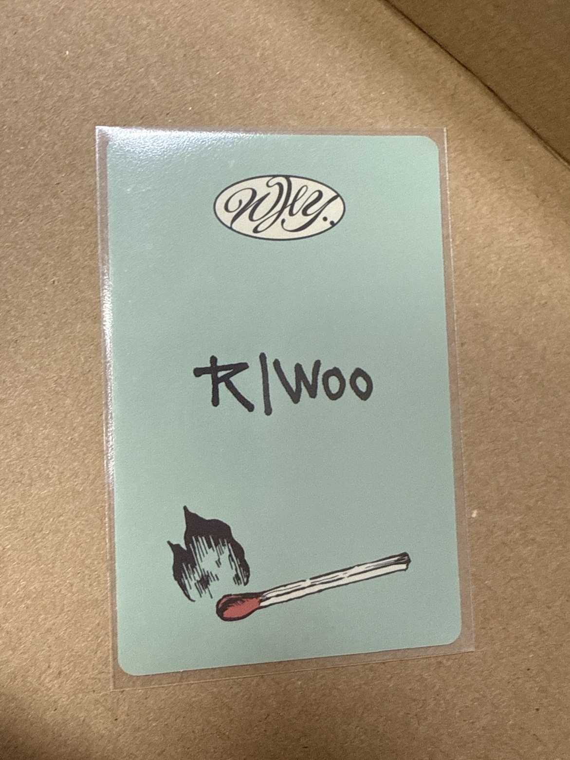 BOYNEXTDOOR RIWOO WHY.. 電子專 專輯卡 