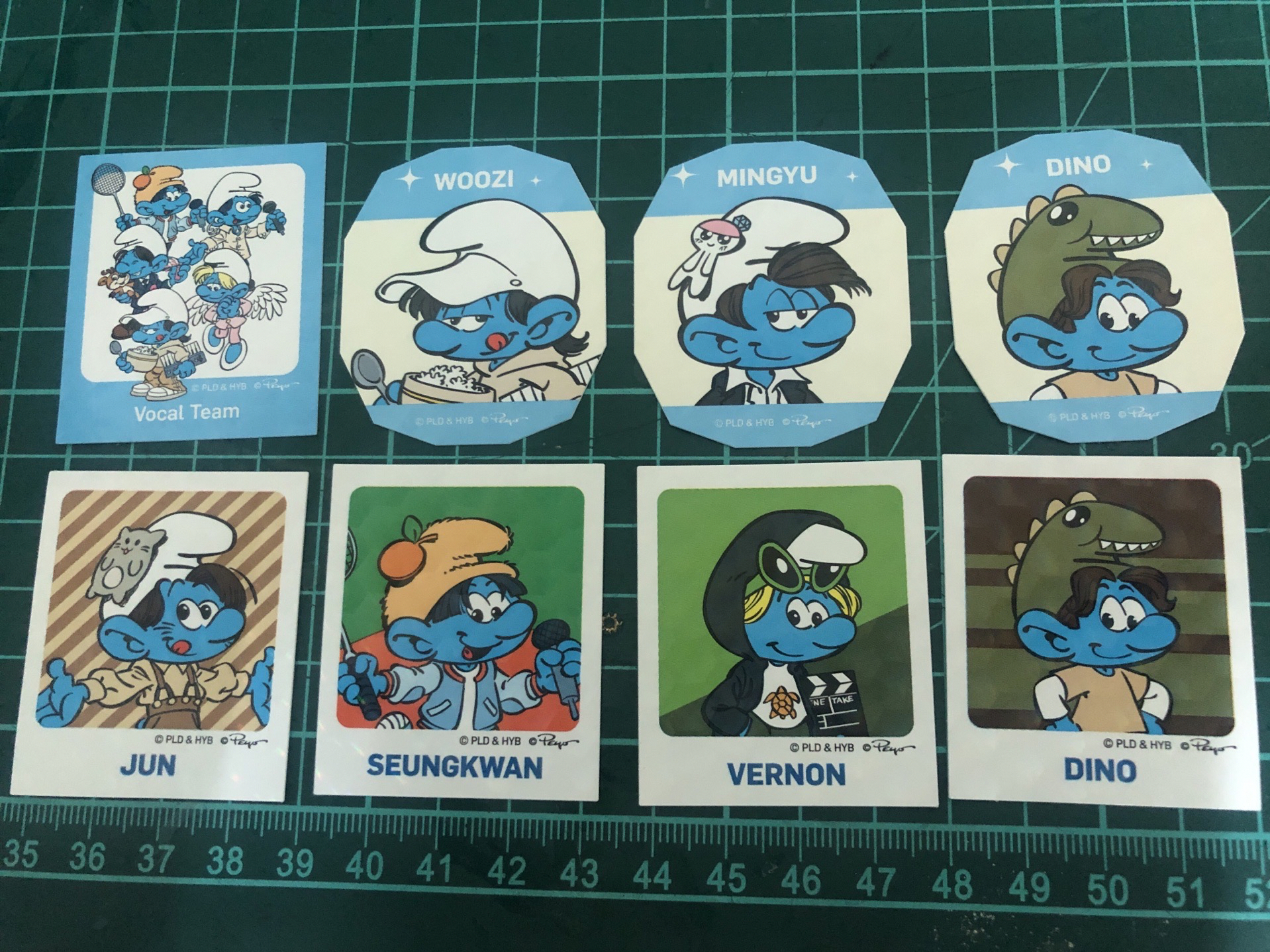 藍色小精靈貼紙