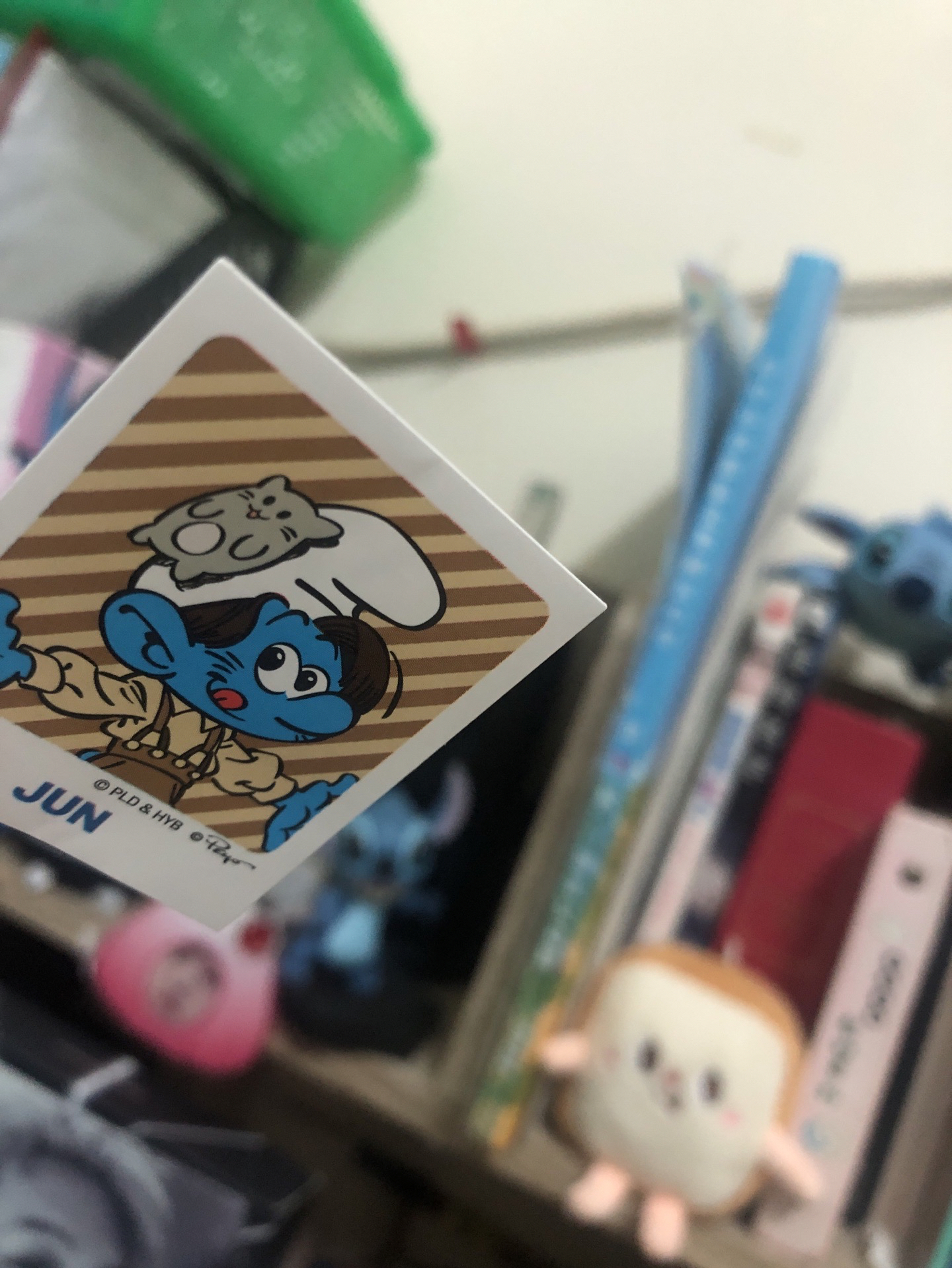 藍色小精靈貼紙