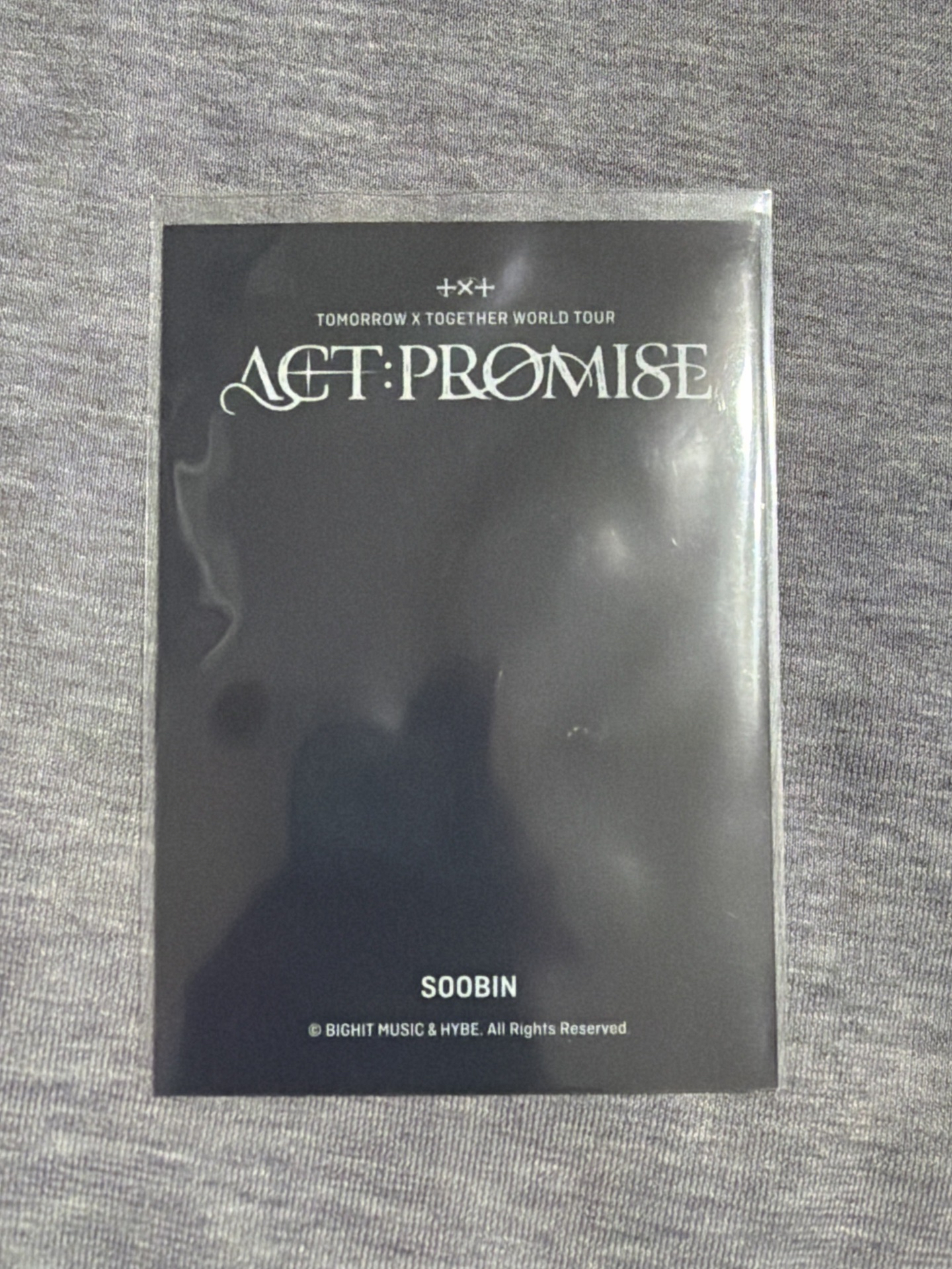 TXT 崔秀彬 首爾安可場夾克卡