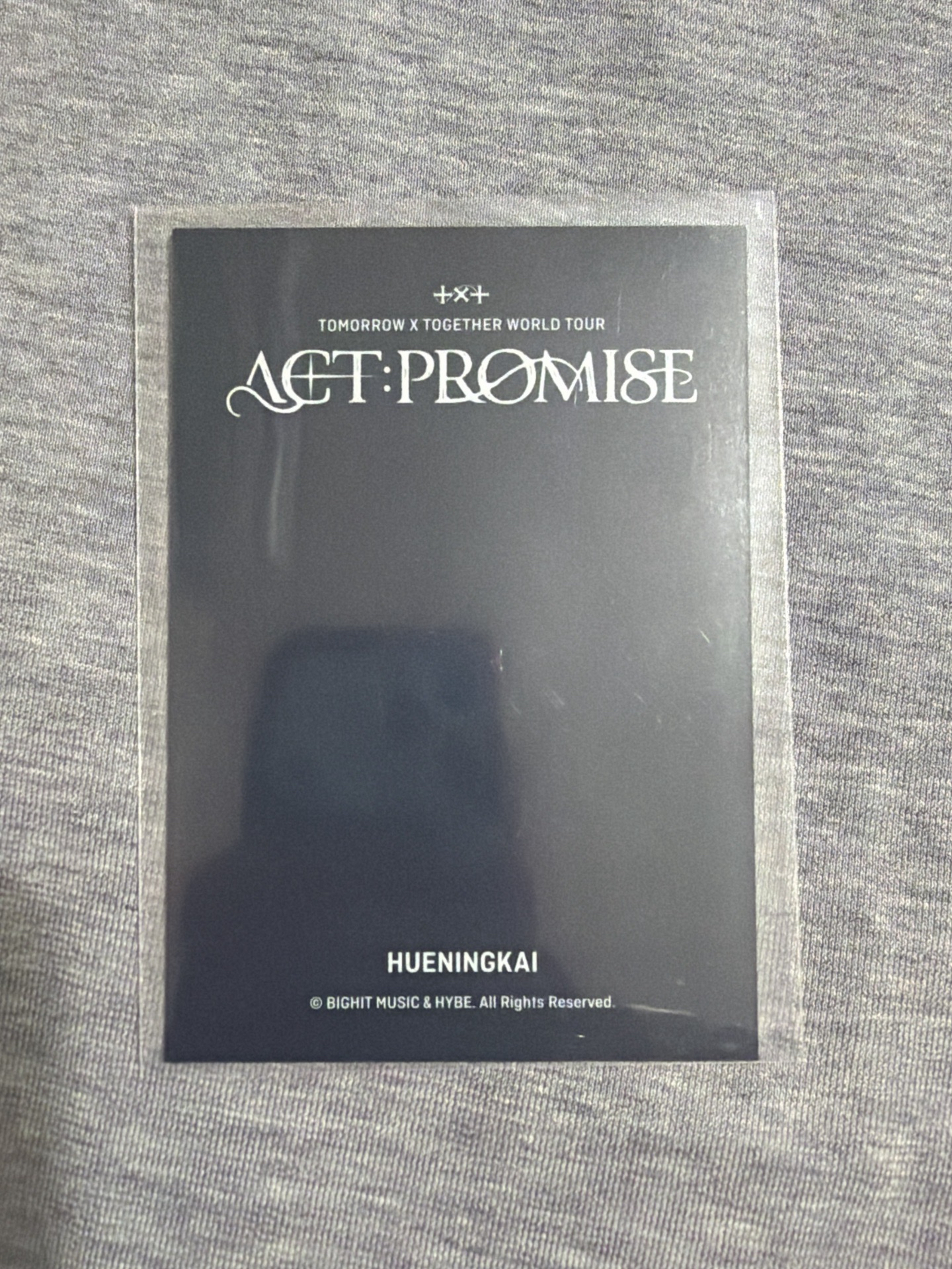 TXT 休寧凱 首爾安可場 夾克卡