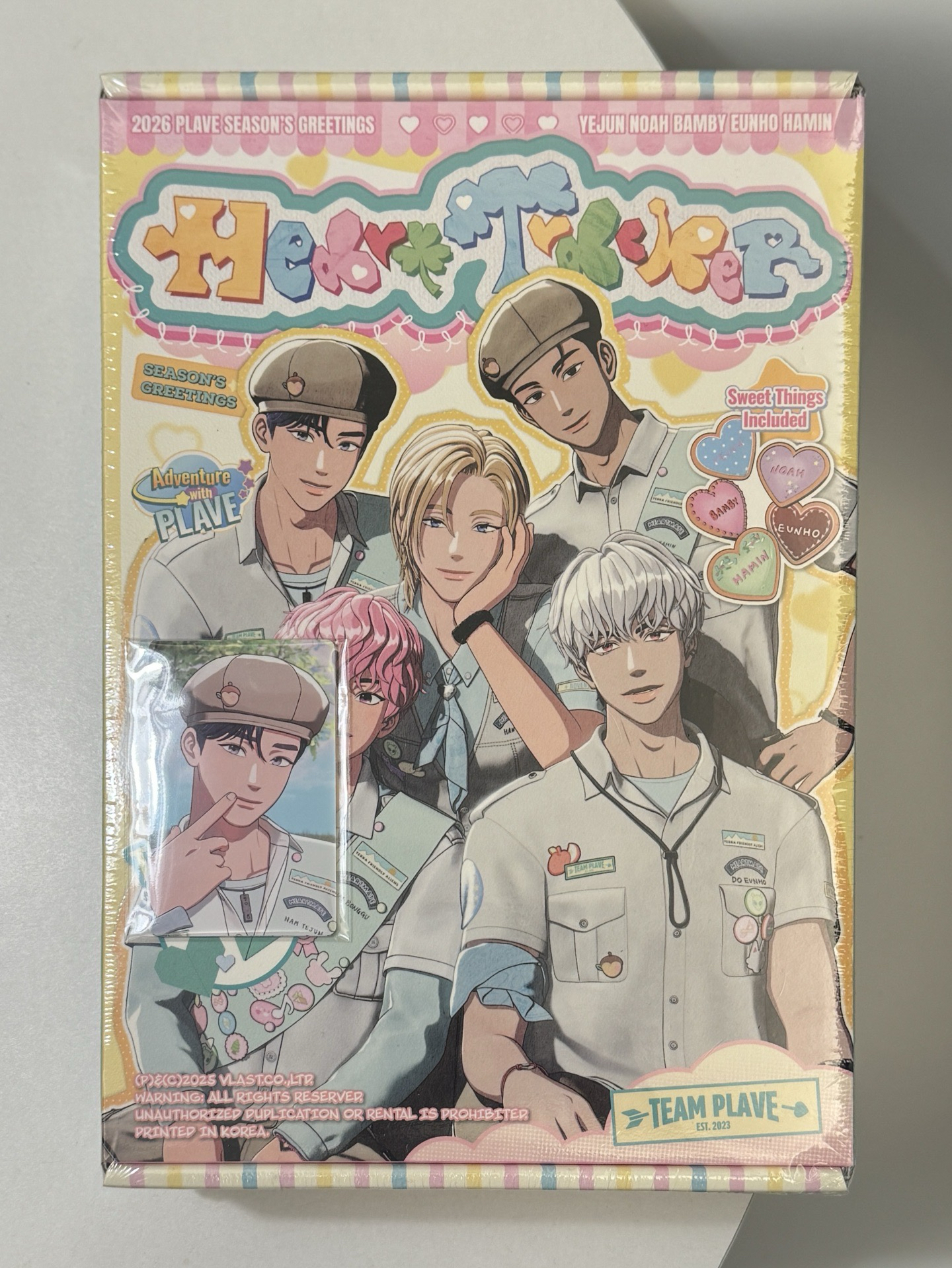 全新未拆｜PLAVE 2026年曆+wvs特典卡