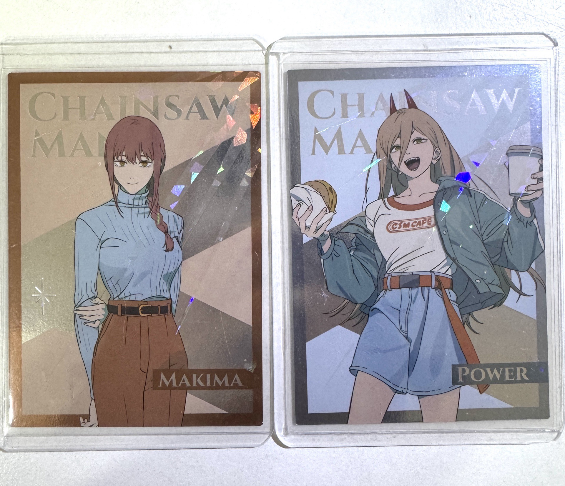 鏈鋸人 真紀真 帕瓦 私服小卡