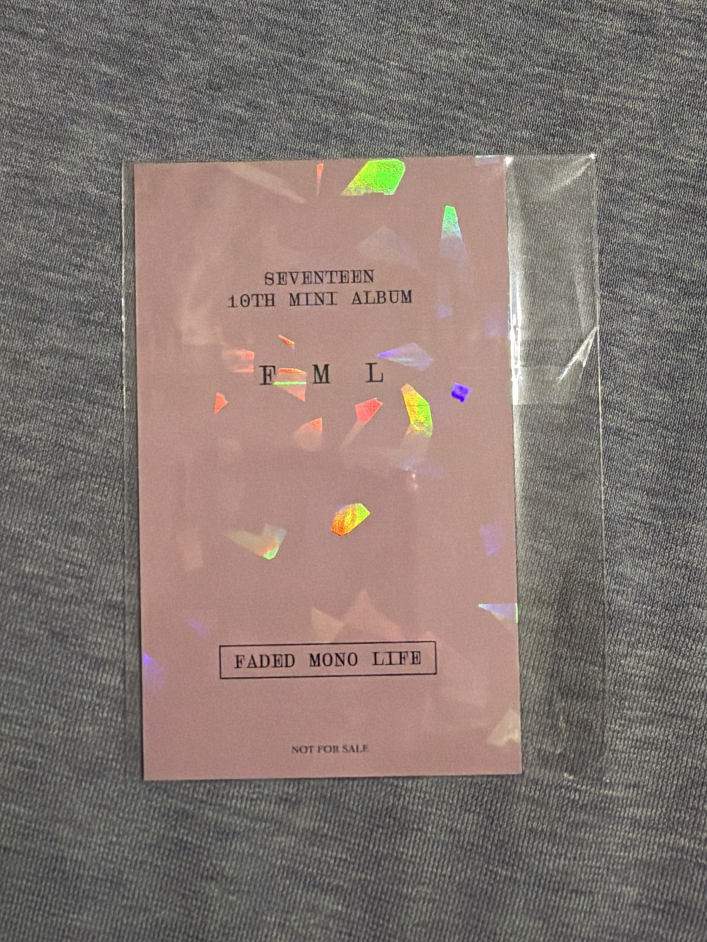 Seventeen 李碩珉DK FML抽選閃卡