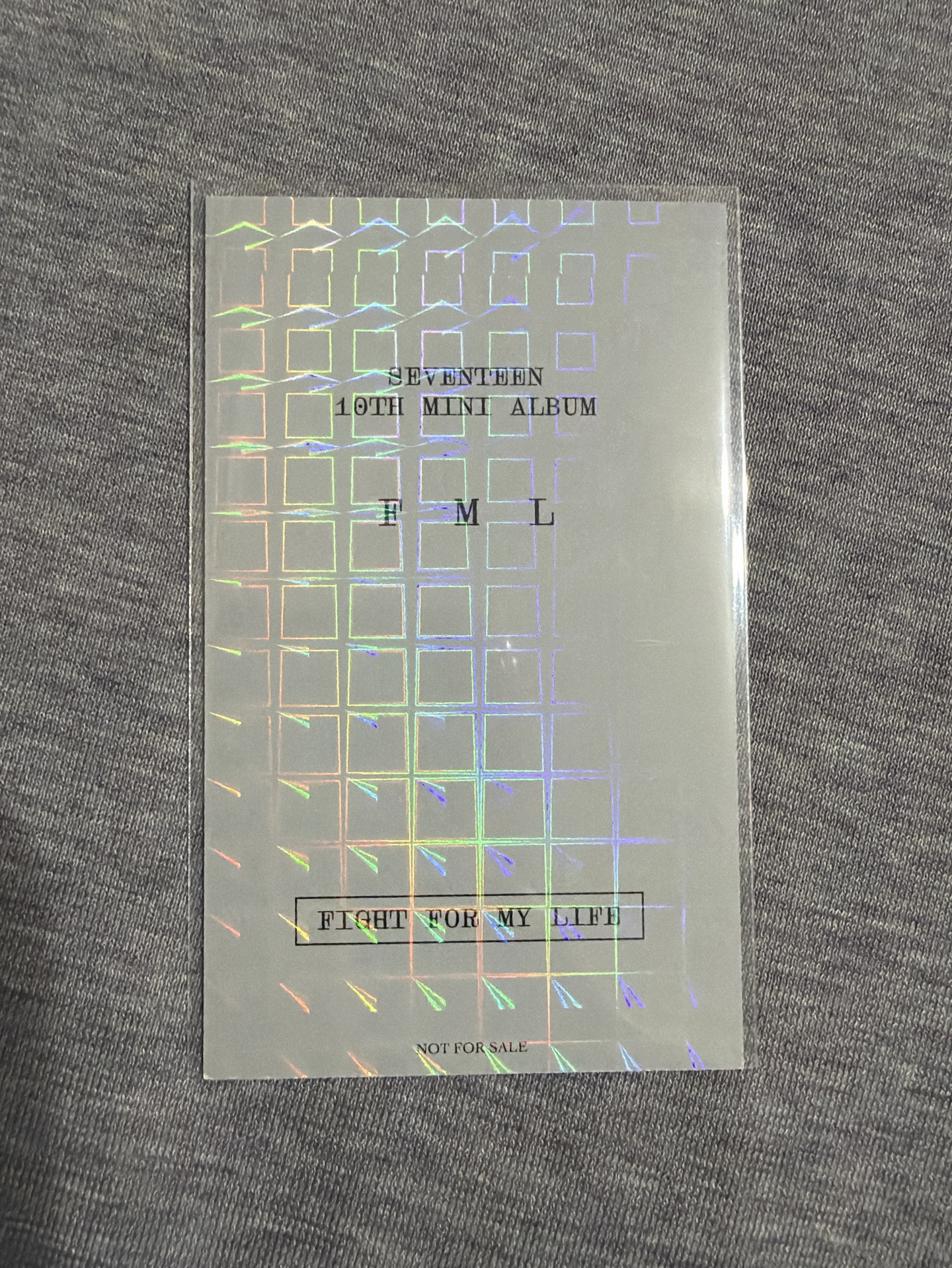 Seventeen 全圓佑wonwoo FML抽選閃卡