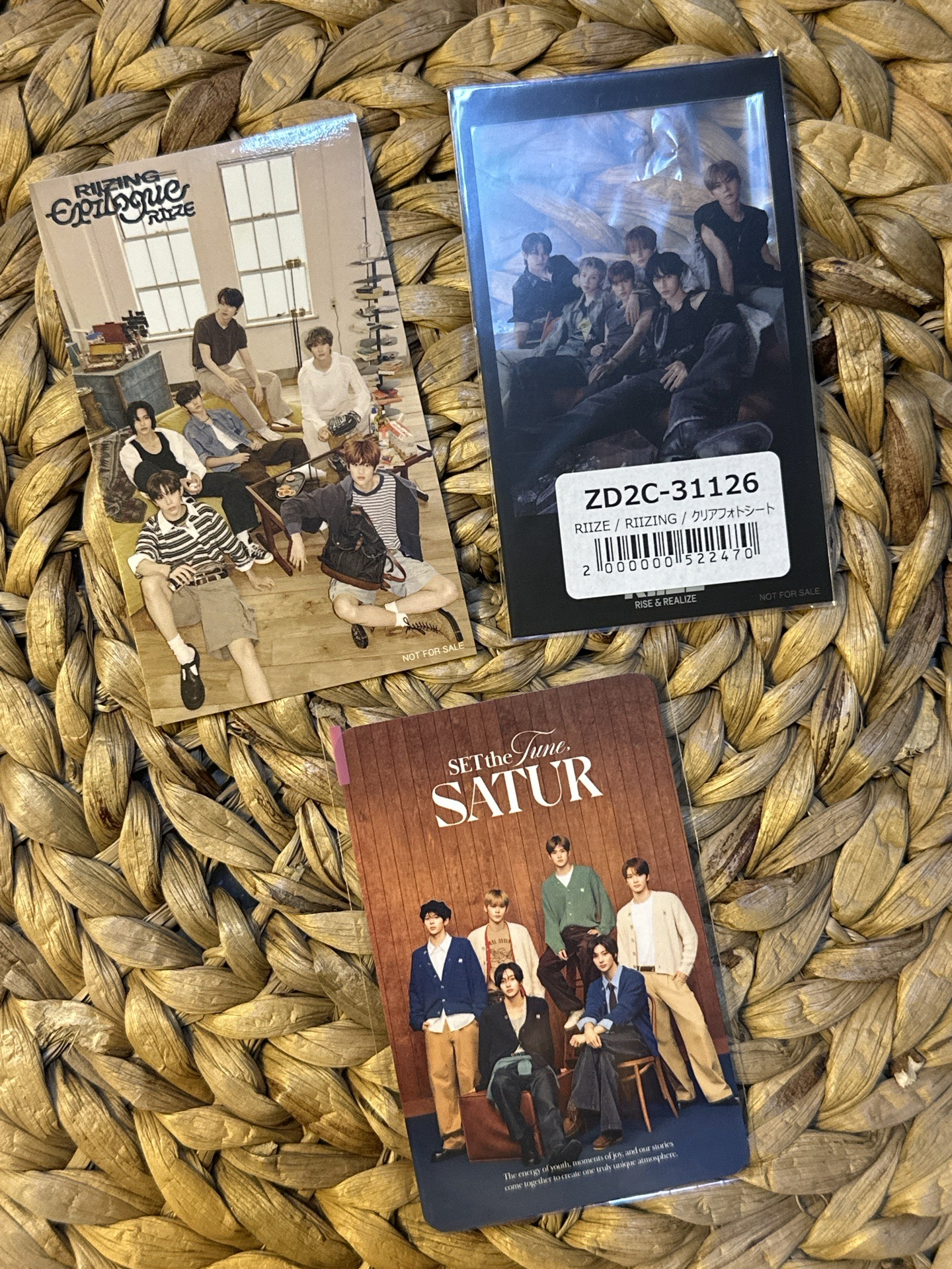 RIIZE 團體 RIIZING EPILOGUE特典/SATUR滿額卡