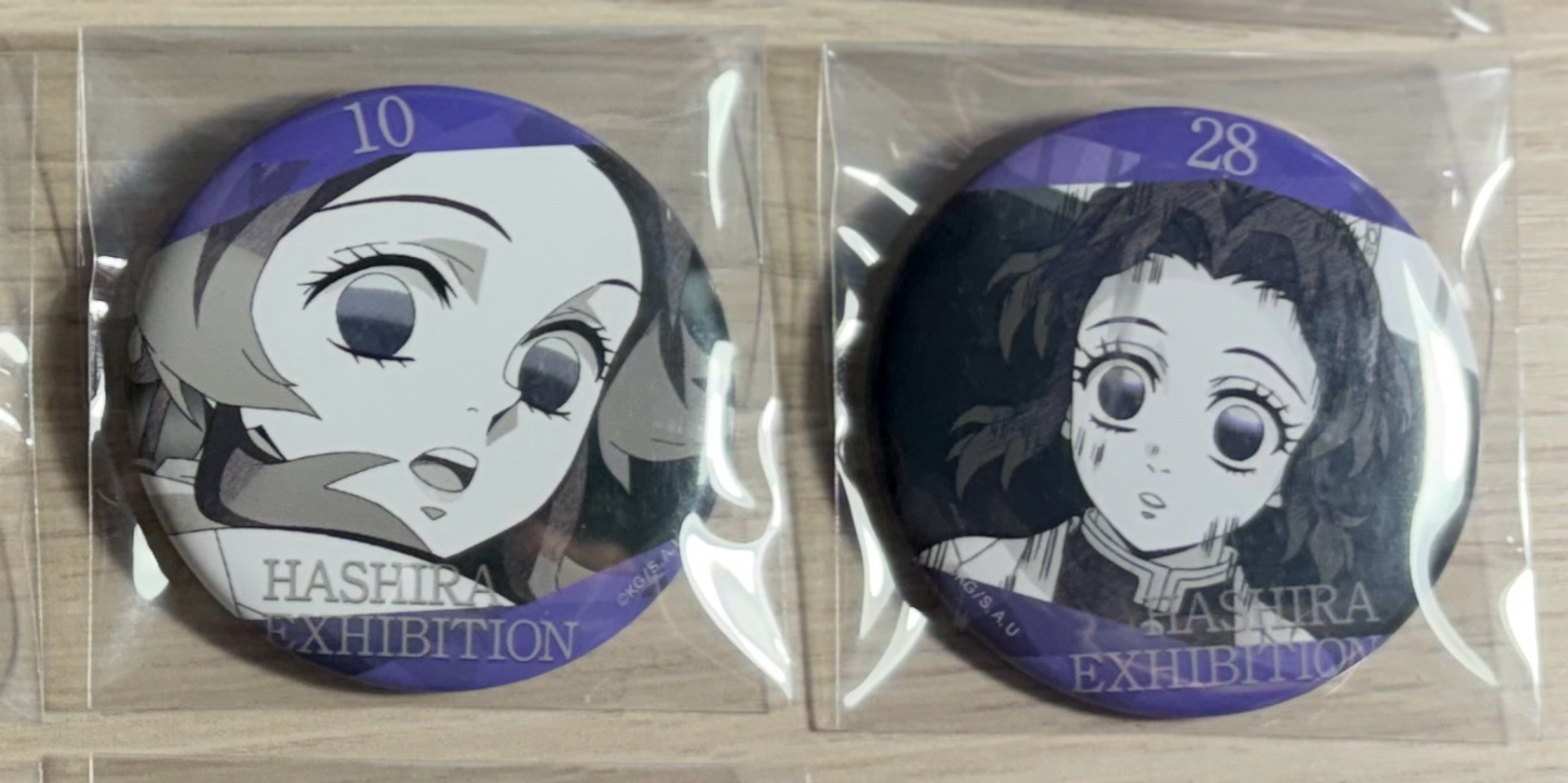 鬼滅之刃 柱展徽章 胡蝶忍 10號、28號