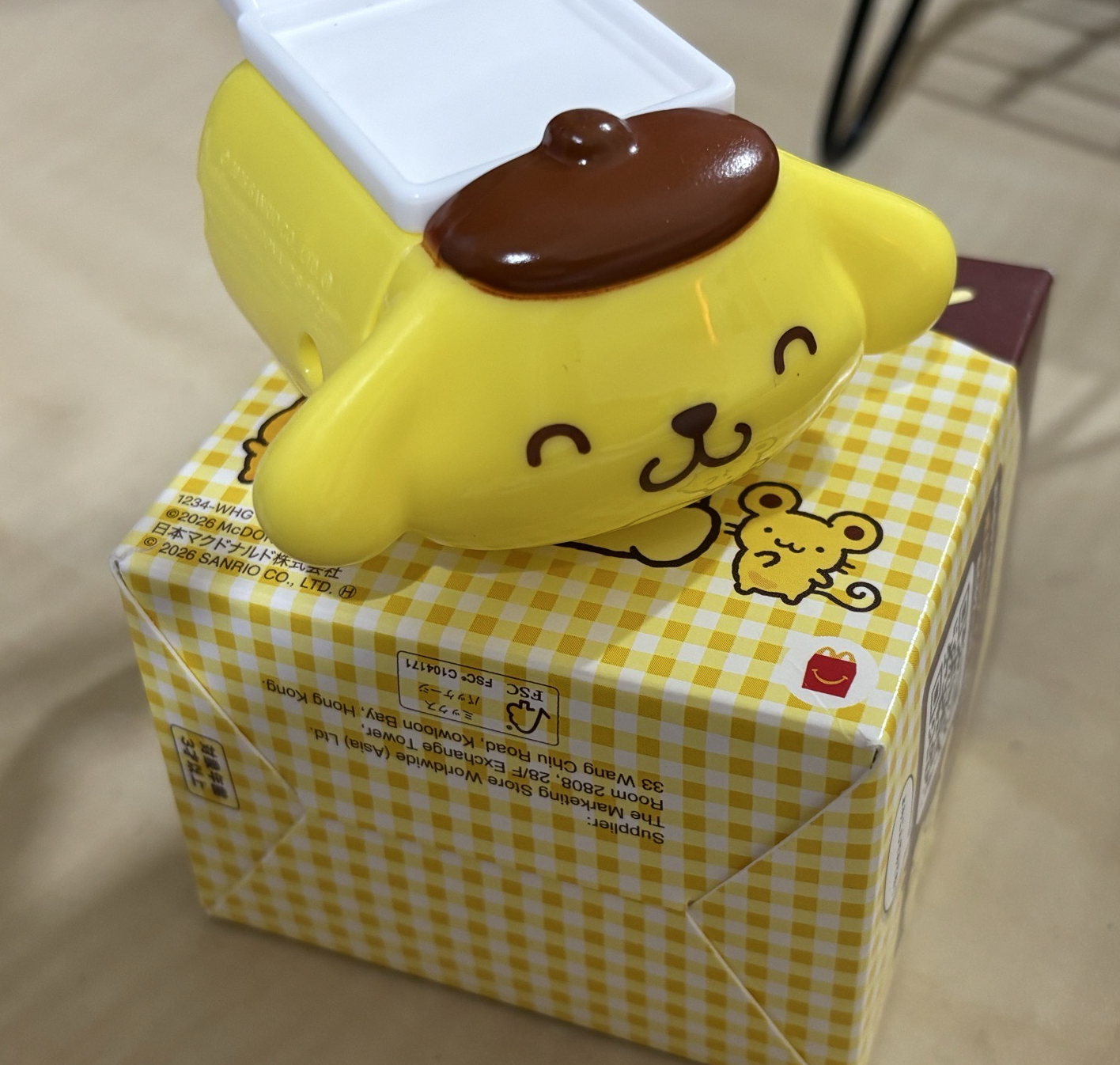 日本麥當勞兒童餐布丁狗聯名