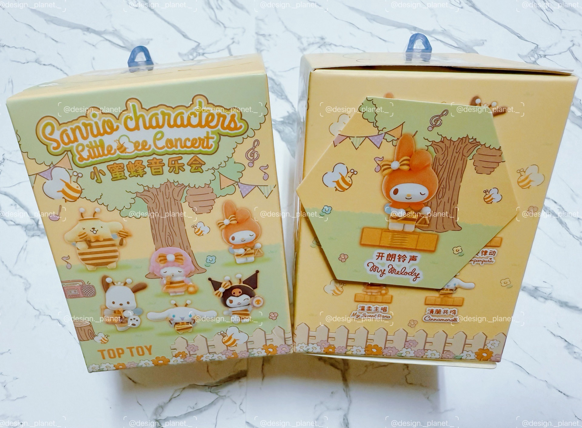 三麗鷗小蜜蜂音樂會系列盲盒公仔