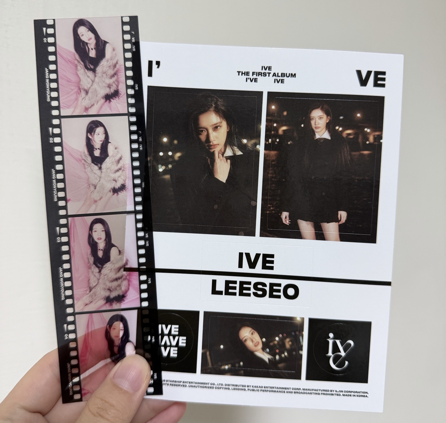 I'VE IVE I ver.全專（員專卡膠片➕栗海報➕瑞貼紙）