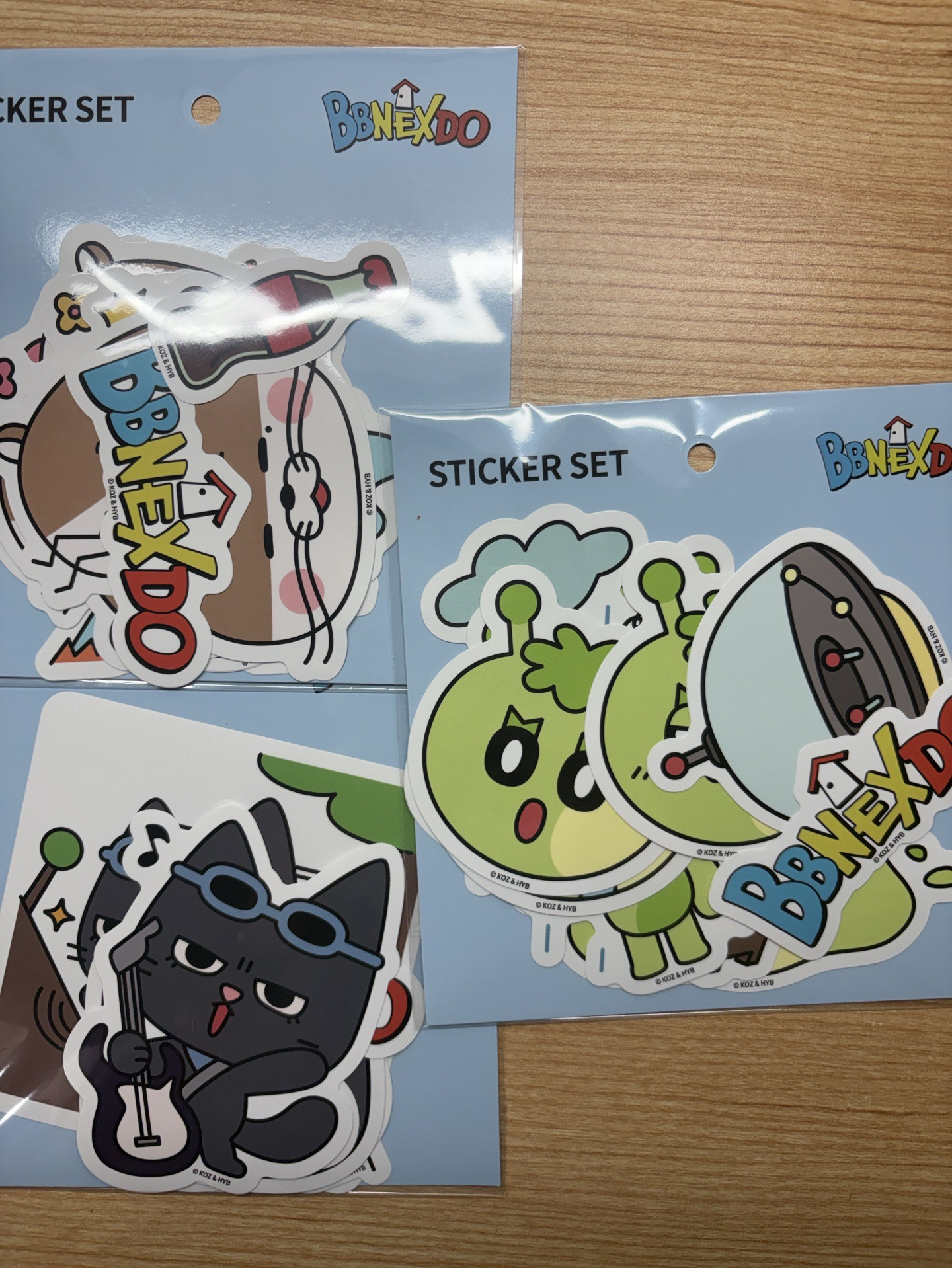 BBNEXDO貼紙組（8張）