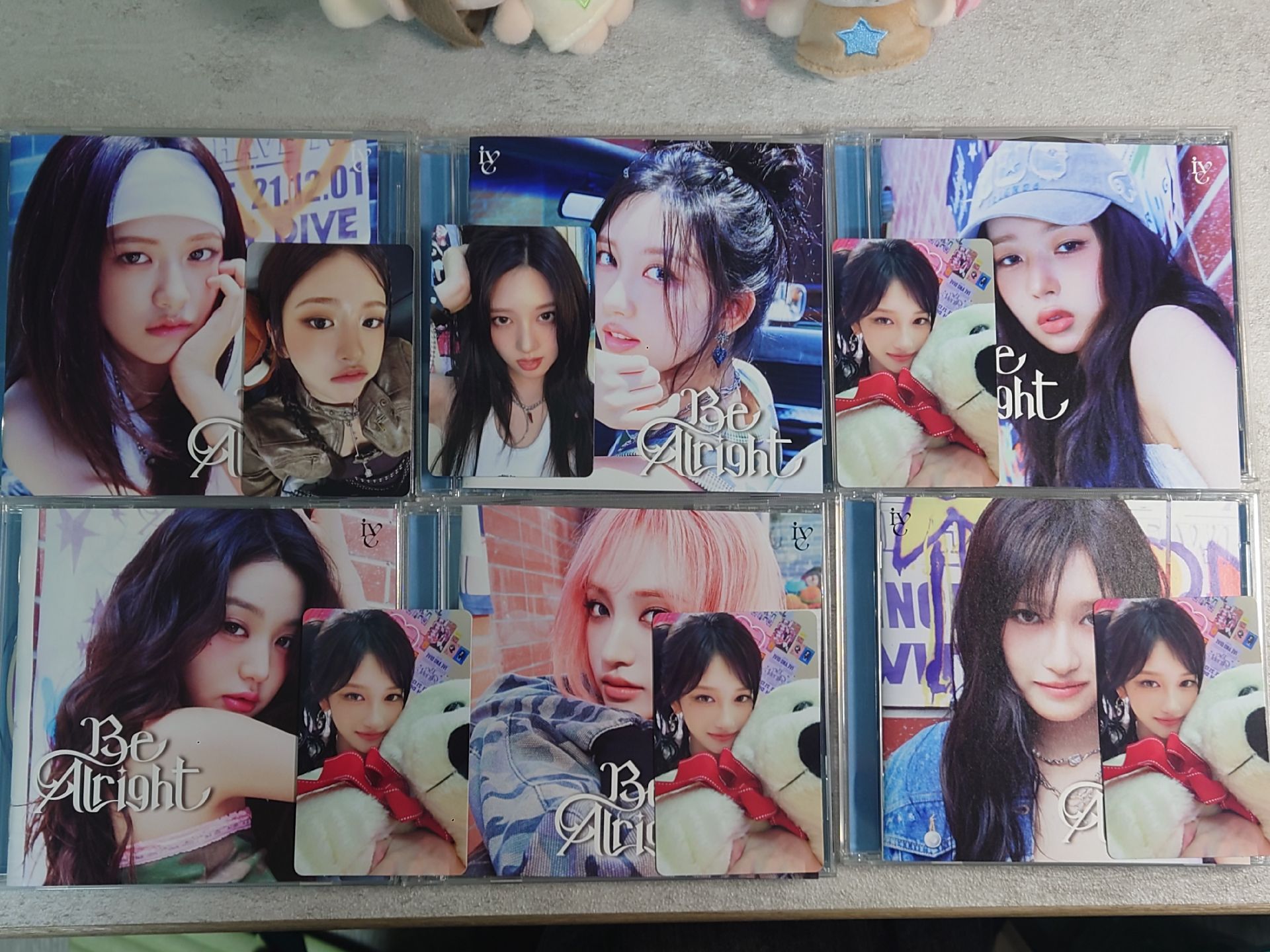 中過簽售的 be alright 單封