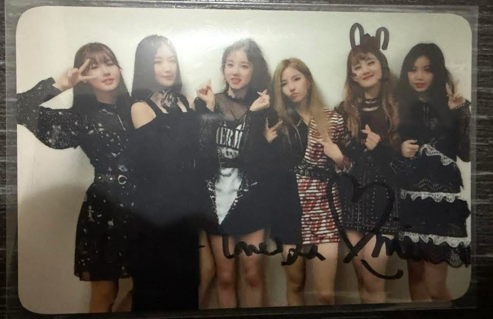 I-DLE《I AM》打歌團卡-妮簽