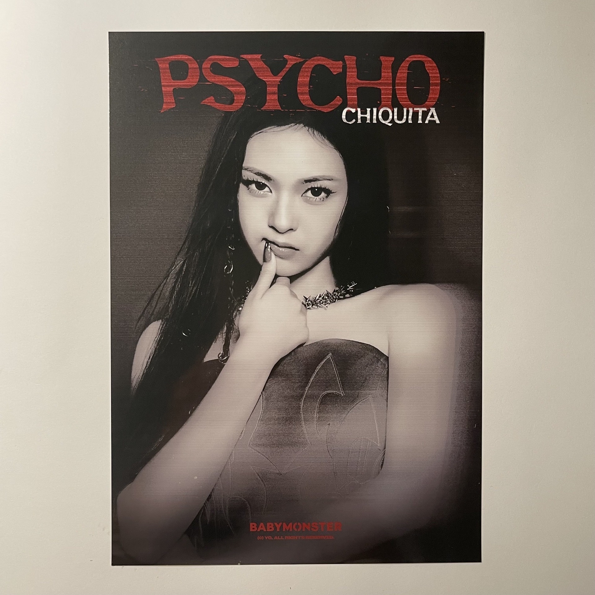 貼紙一張+Chiquita PSYCHO 海報 