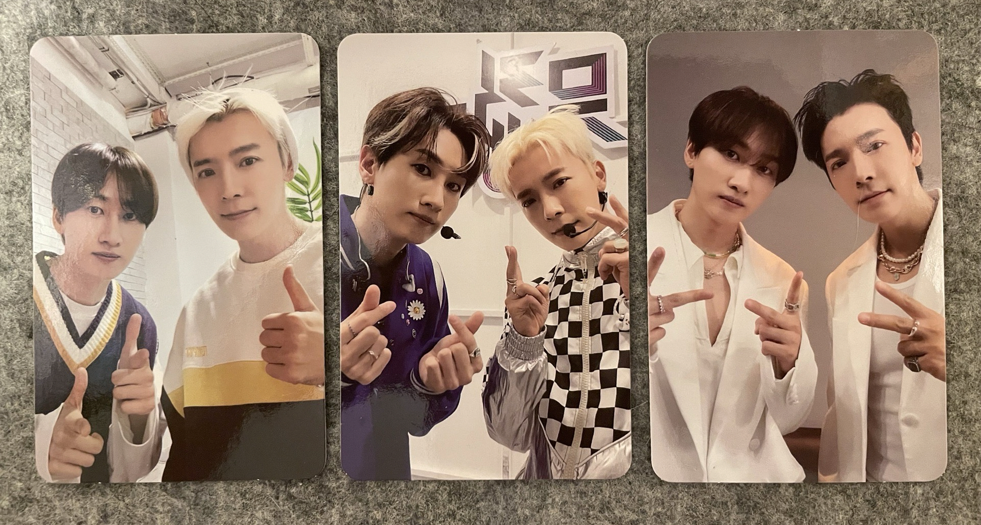 Super Junior D&E 第一張正規專輯改版Countdown zero 專輯卡 一組三張