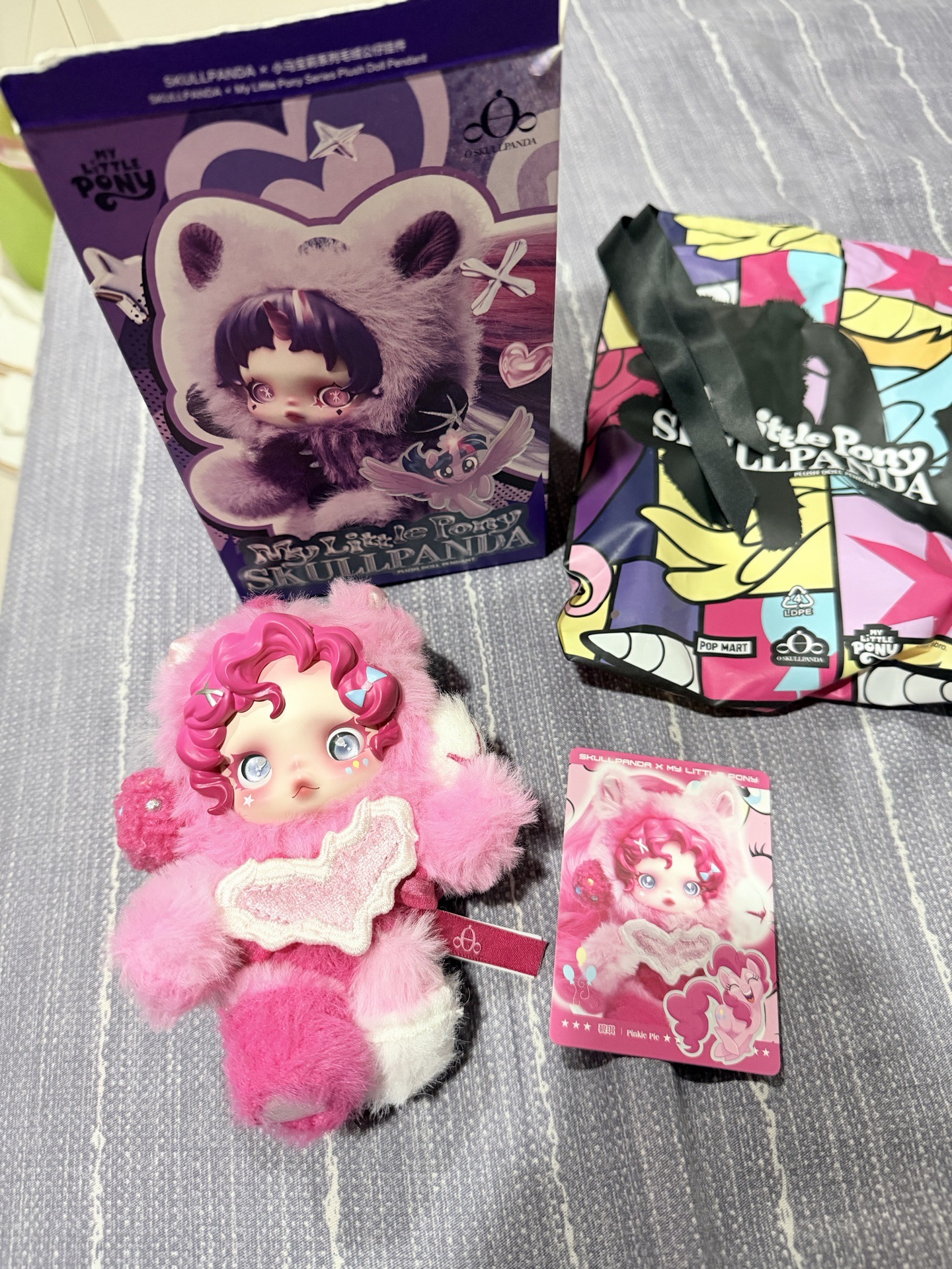 POP MART 泡泡瑪特 SKULLPANDA x 小馬寶莉系列 毛絨公仔 