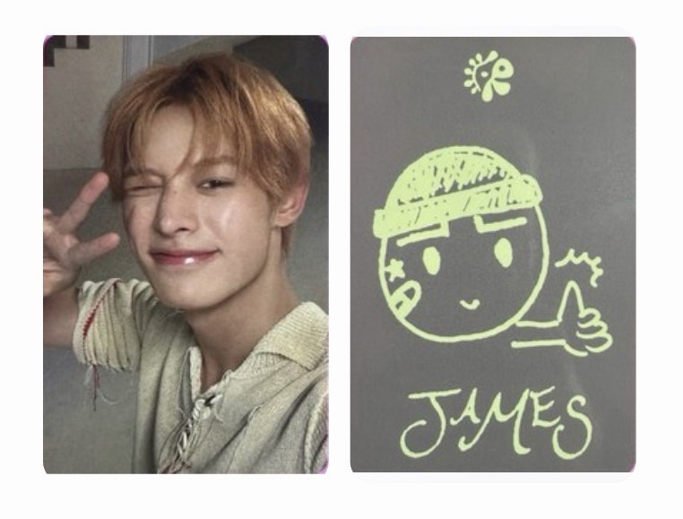 小卡手繪卡背雨凡