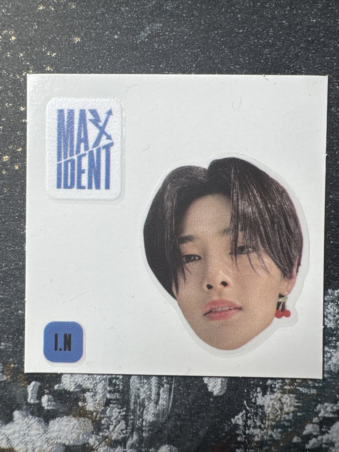 寅大頭霧面貼紙