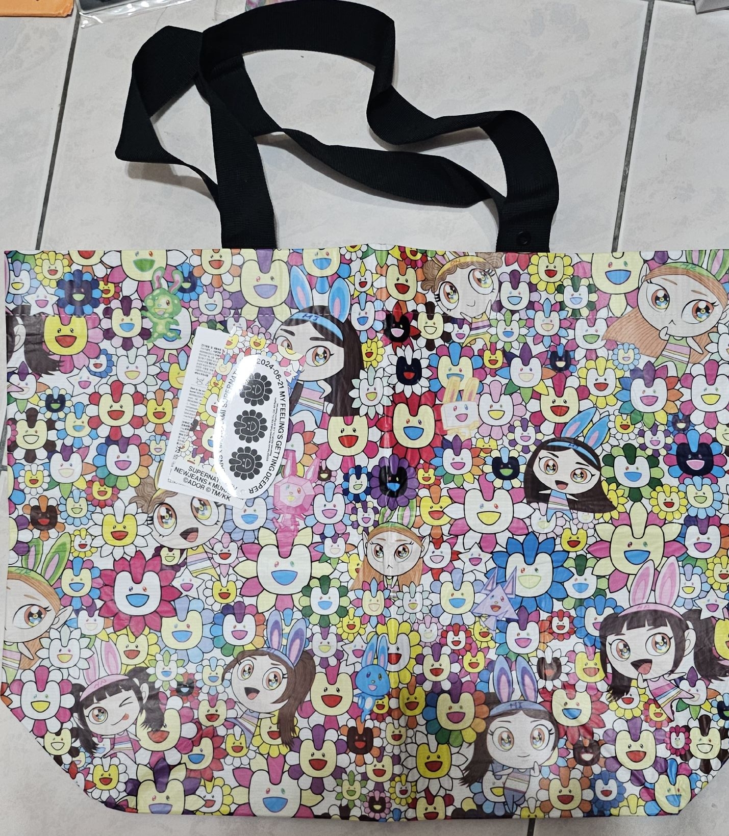 NEW JEANS 村上隆聯名大購物袋