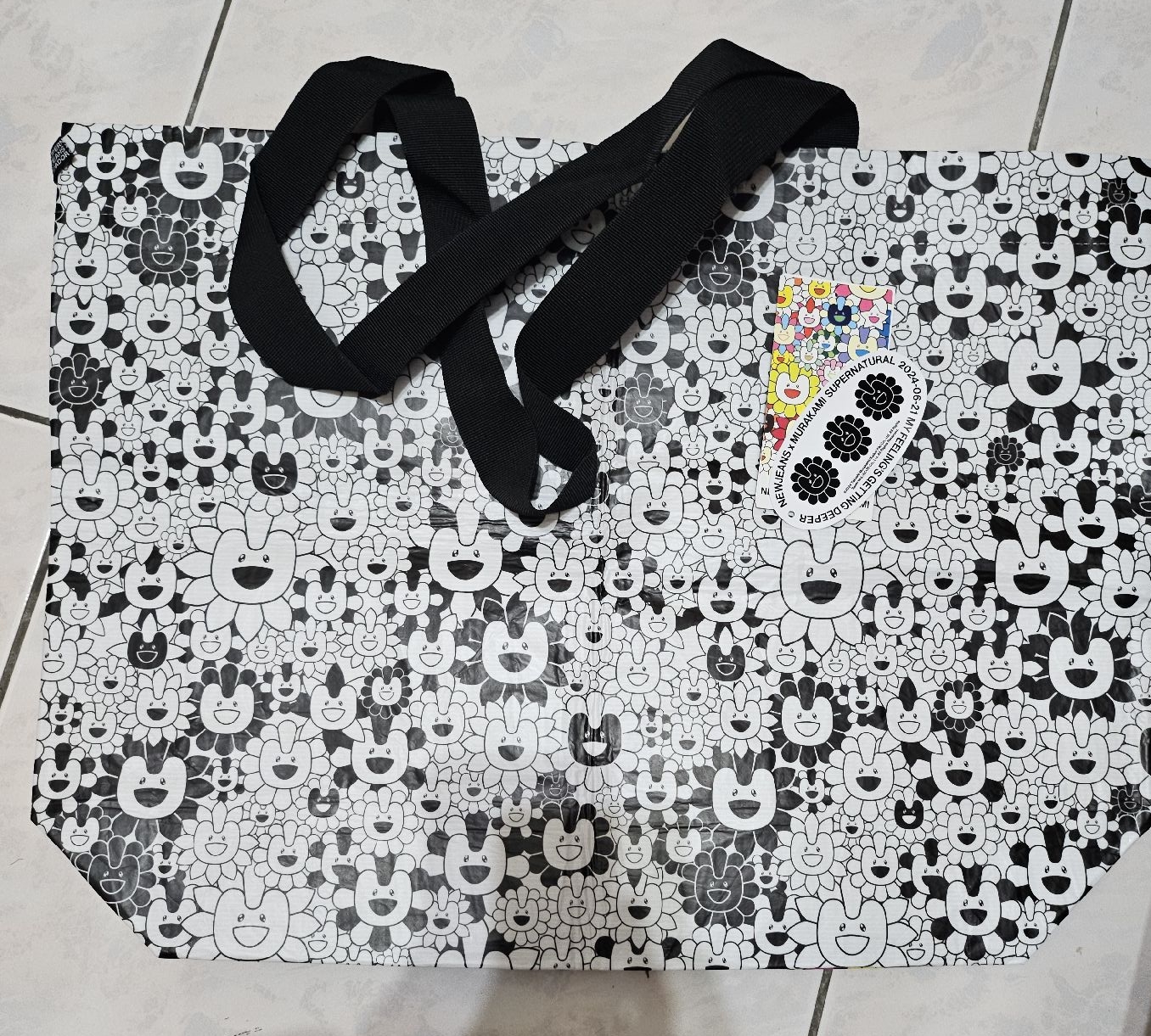 NEW JEANS 村上隆聯名大購物袋