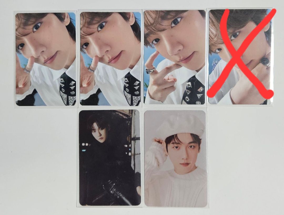 EXO 伯賢 亞巡、世巡 隨機卡