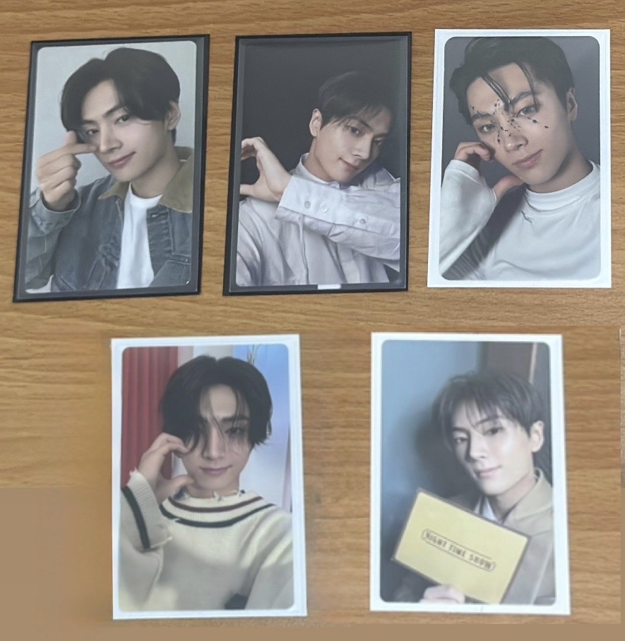 朴綜星專卡小盤五張