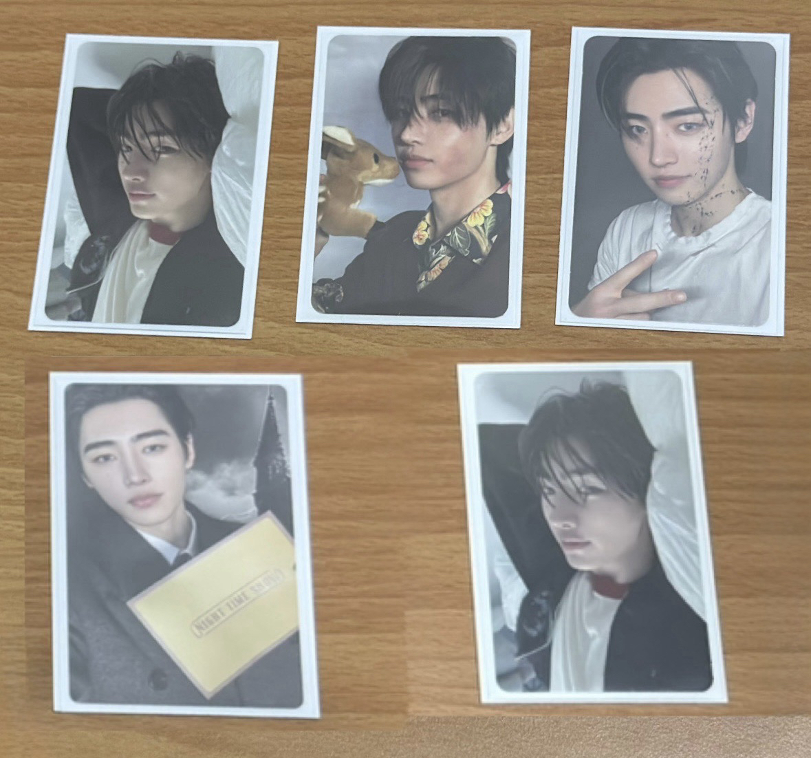 朴成訓專卡小盤五張