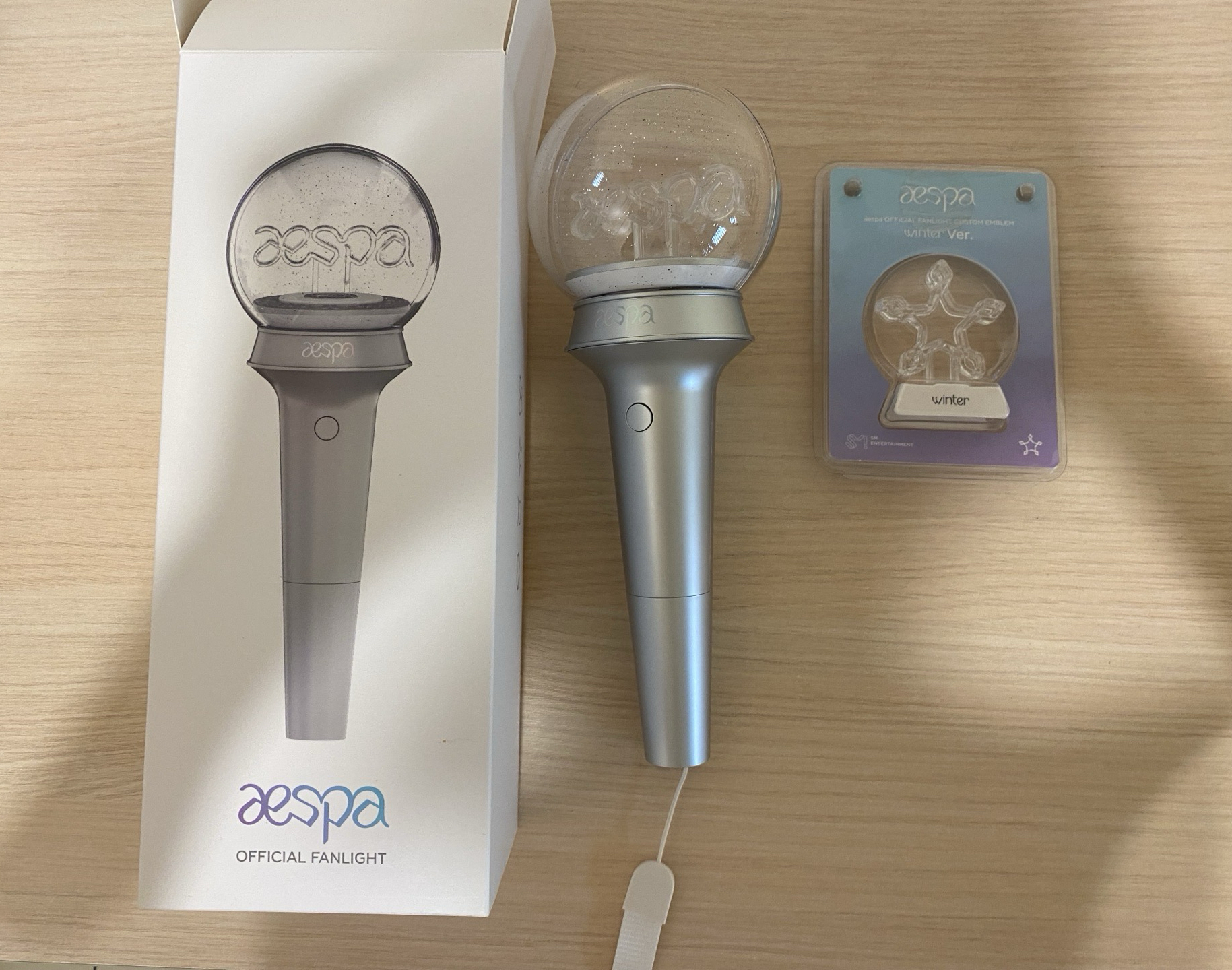 aespa 手燈+winter燈芯