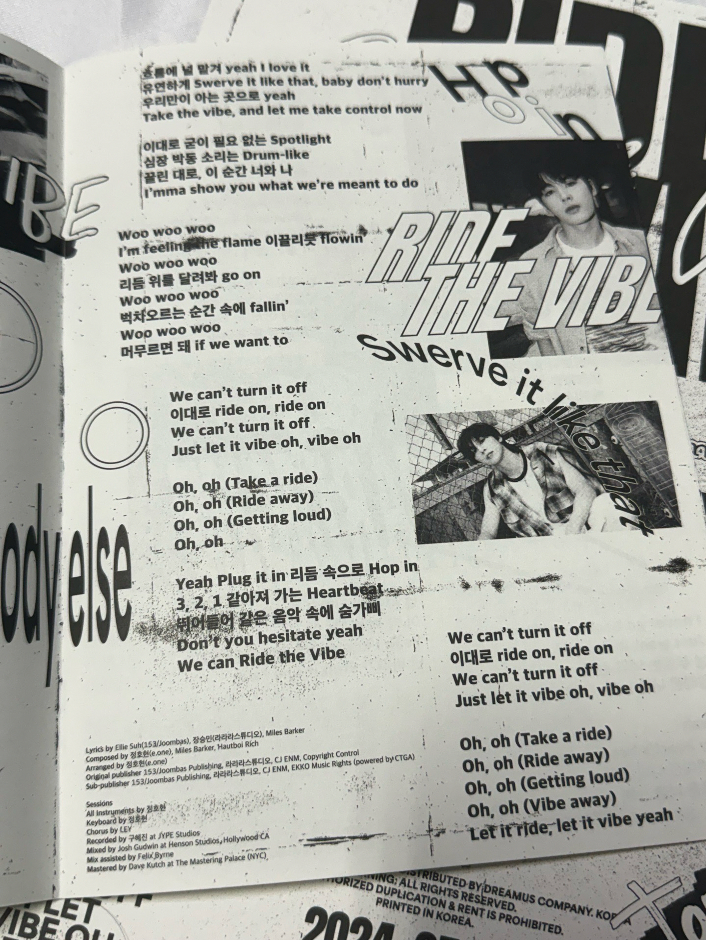 Ride the vibe PAMPHLET+club poster