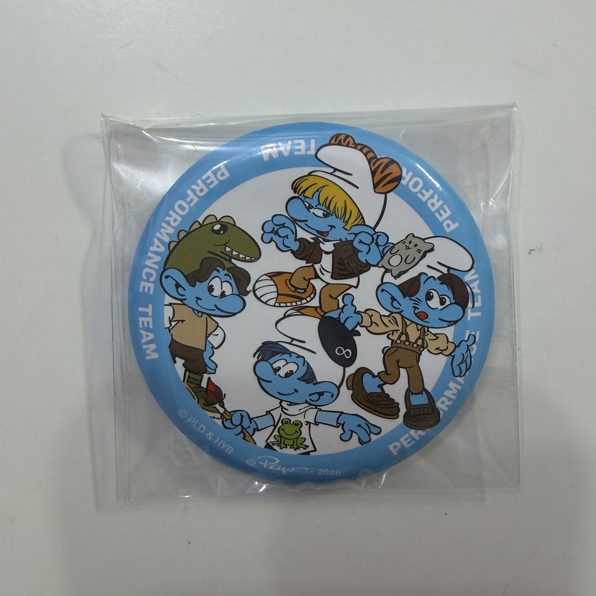 ⭐️藍色小精靈 711 徽章 